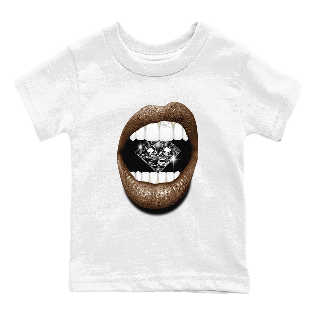 Lips Diamond snkmatch Tees Kids - Air Jordan 1 Mocha