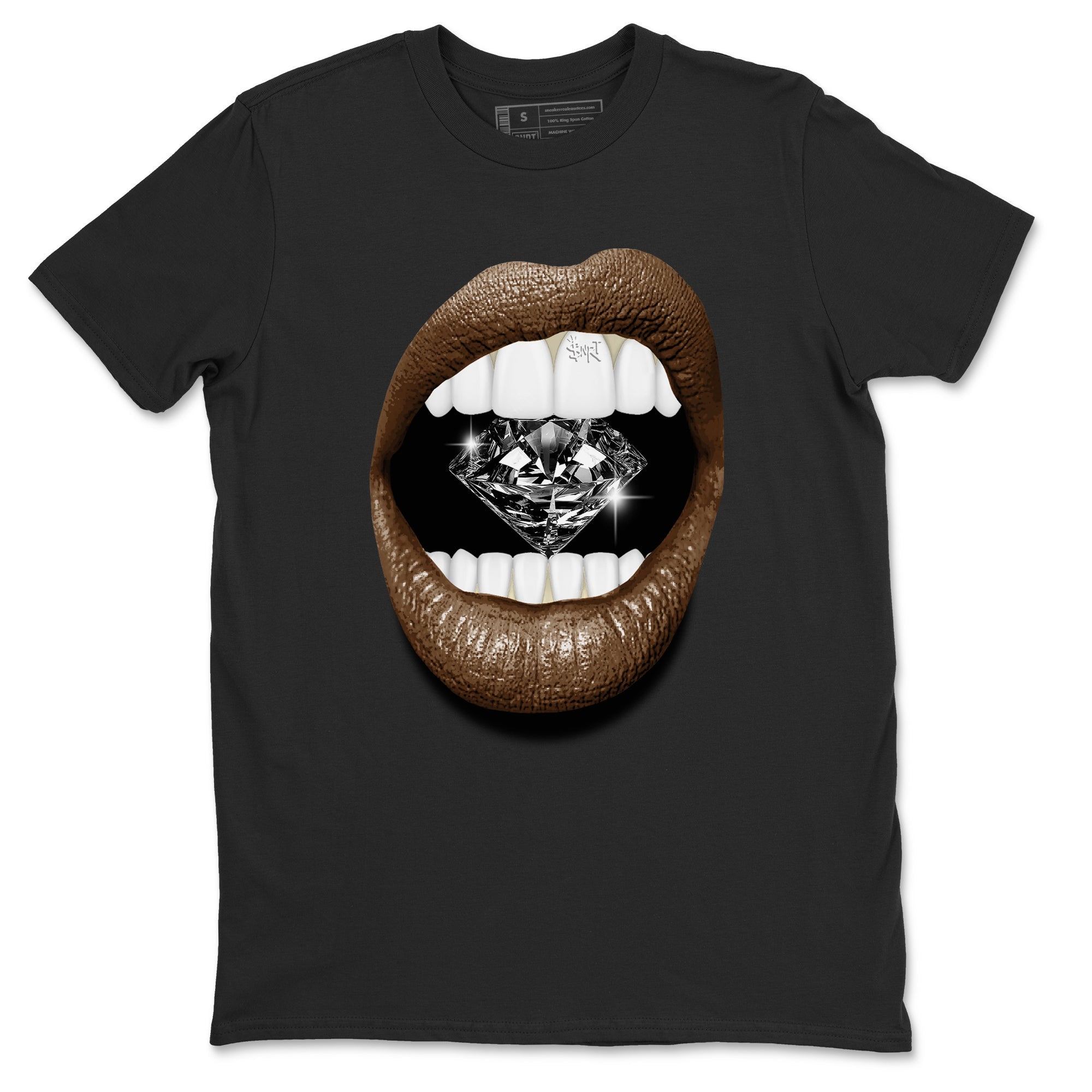 Lips Diamond snkmatch Tees - Air Jordan 1 Mocha