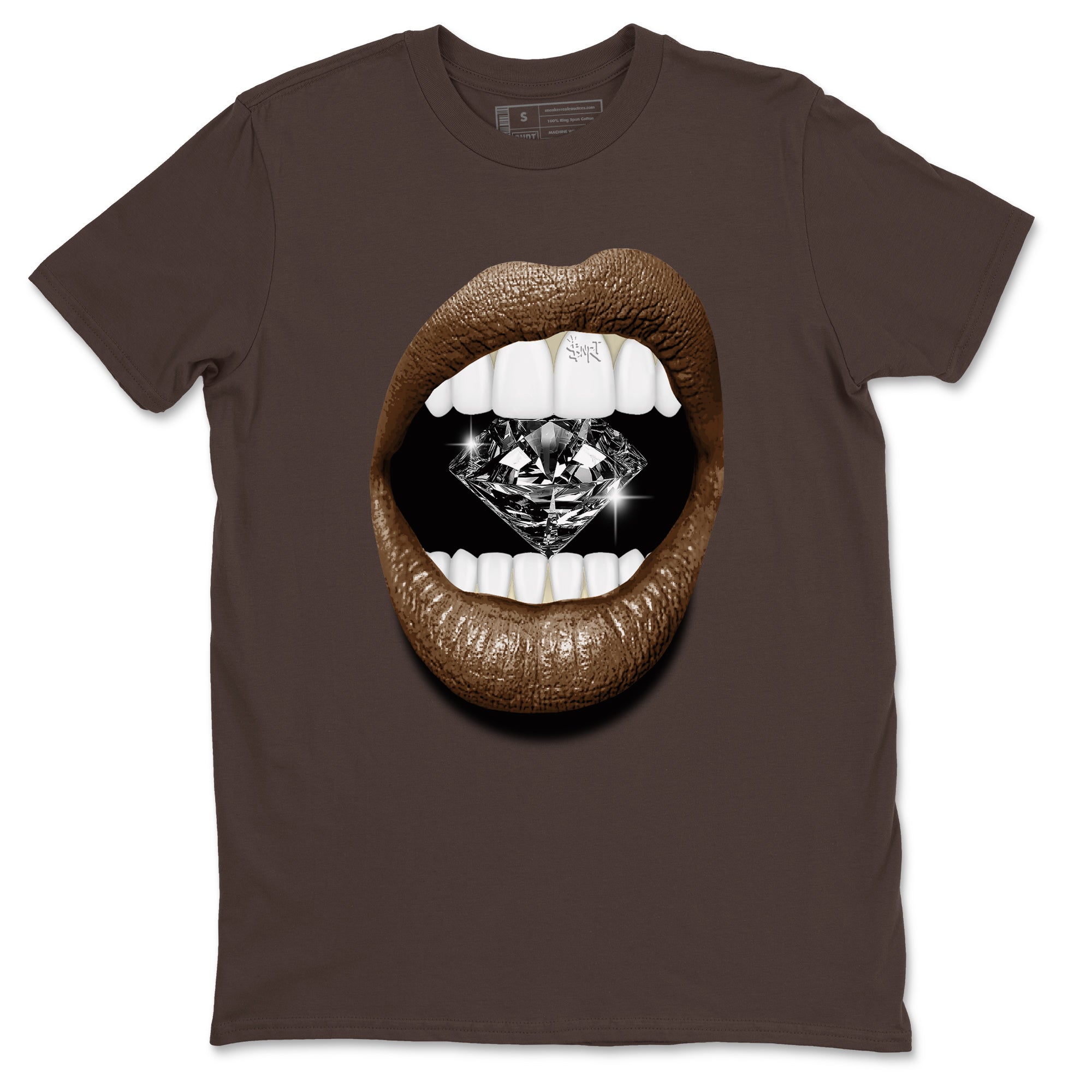 Lips Diamond snkmatch Tees - Air Jordan 1 Mocha