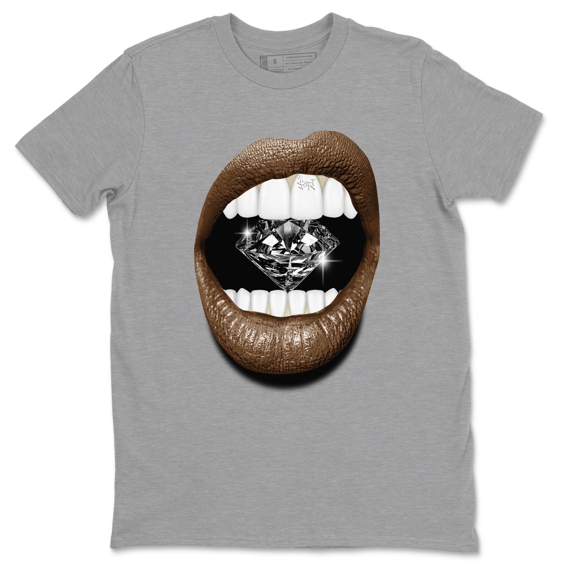Lips Diamond snkmatch Tees - Air Jordan 1 Mocha
