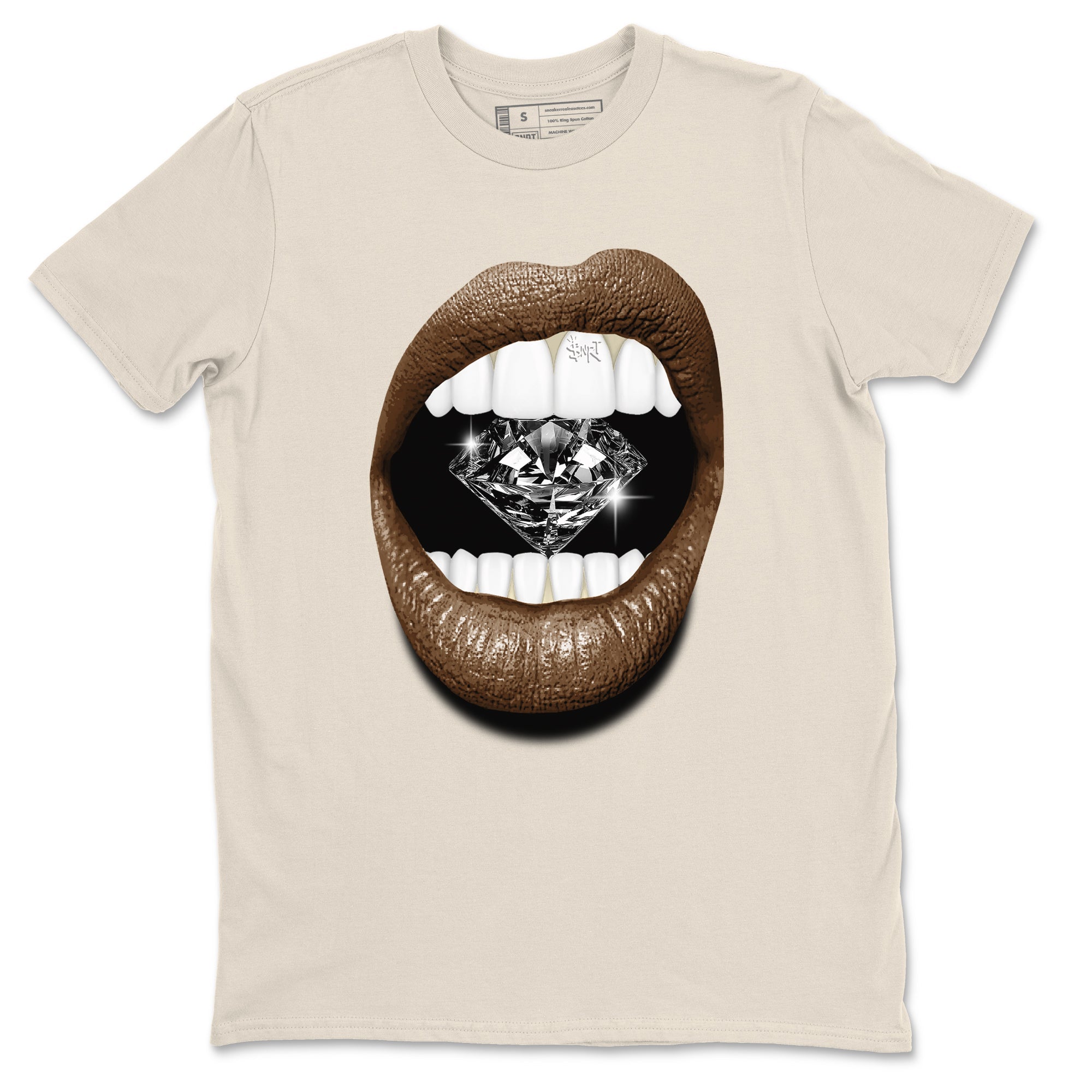 Lips Diamond snkmatch Tees - Air Jordan 1 Mocha