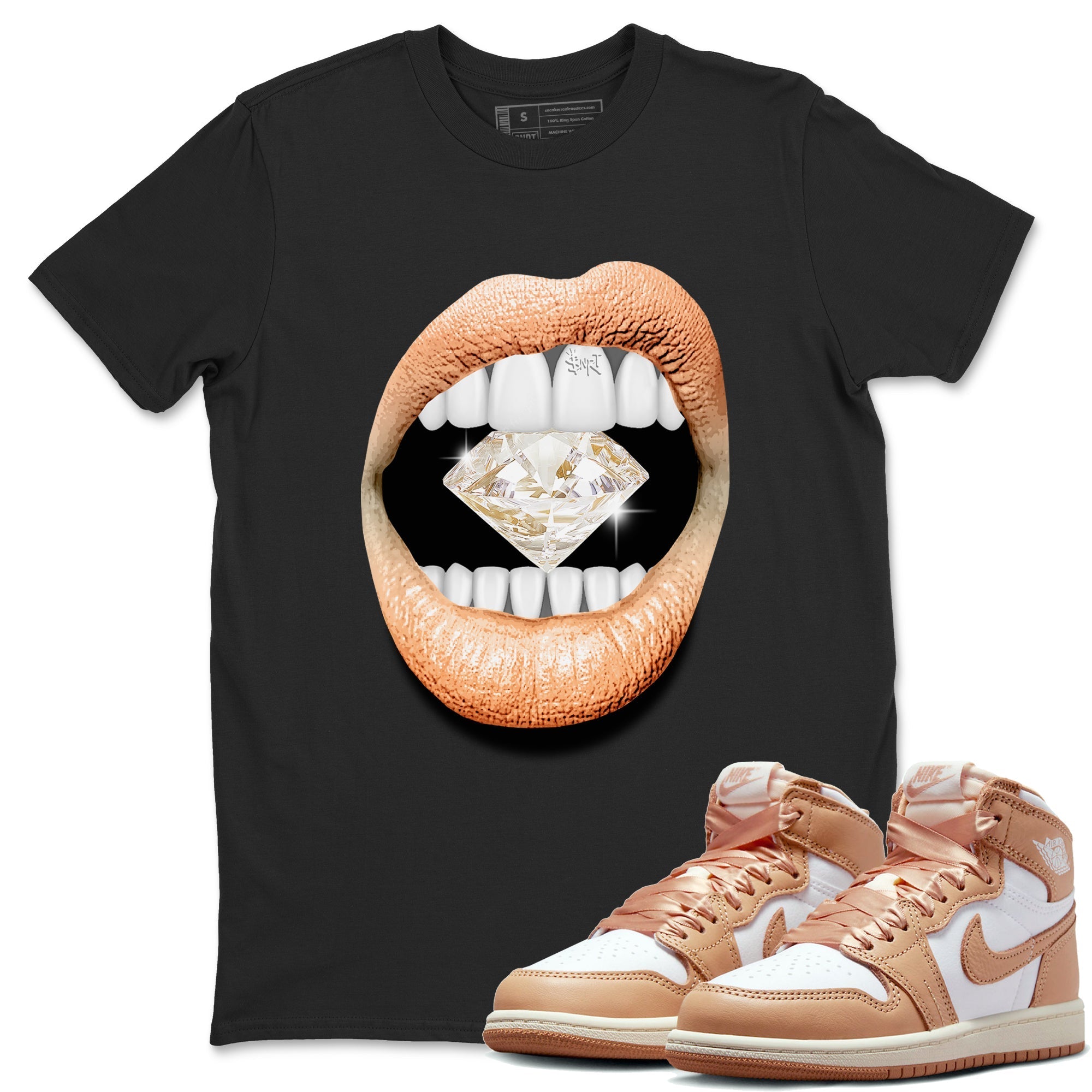 Lips Diamond snkmatch Tee - Air Jordan 1 Praline
