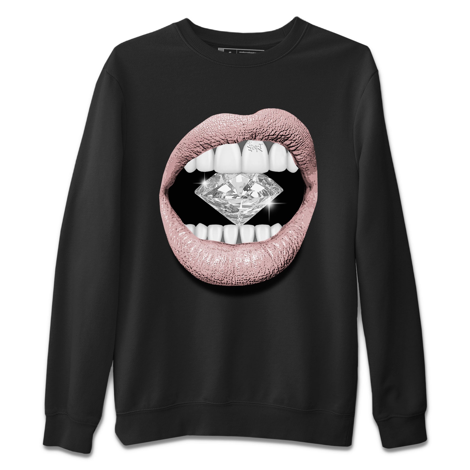 Lips Diamond Unisex Tops - Air Jordan 1 Washed Pink