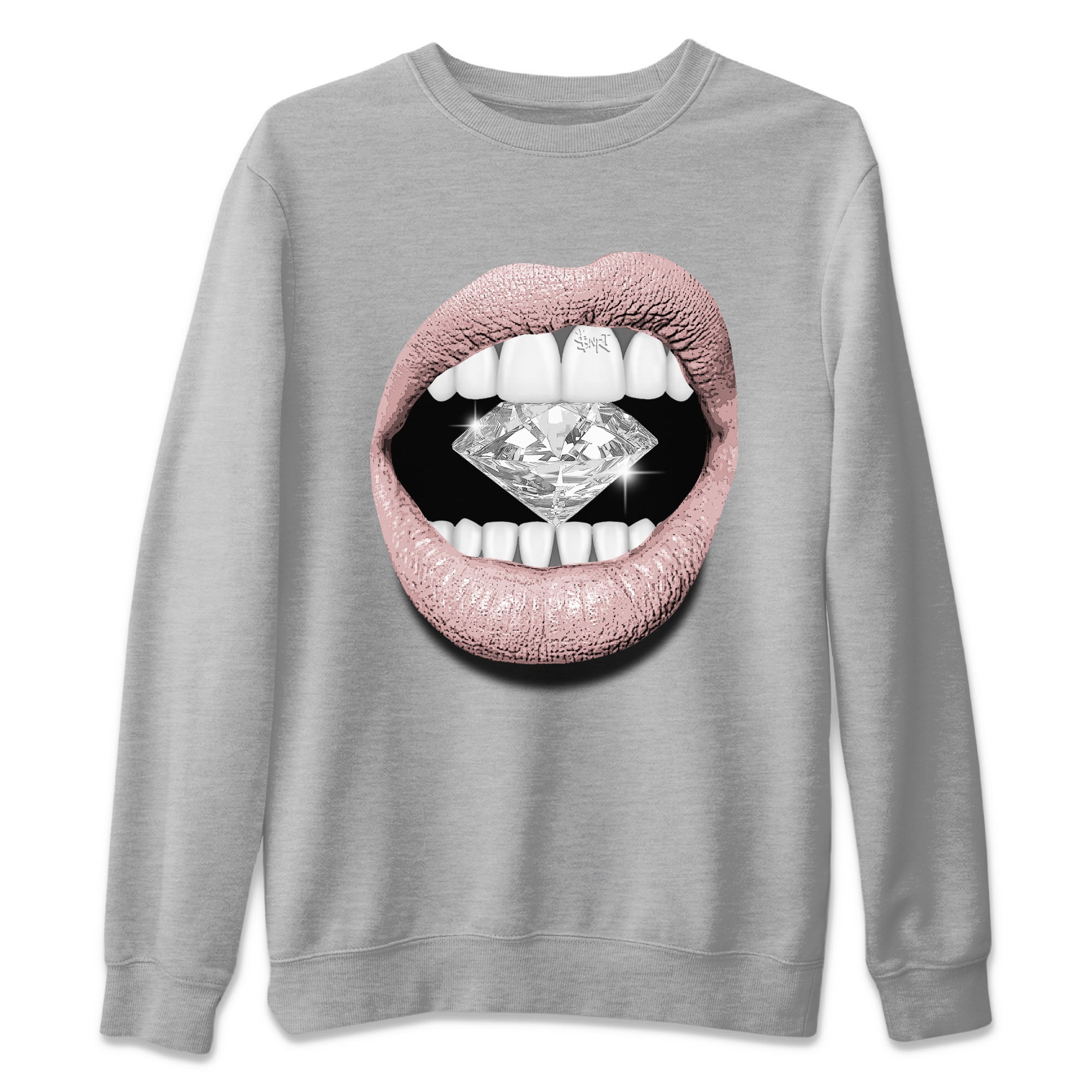 Lips Diamond Unisex Tops - Air Jordan 1 Washed Pink