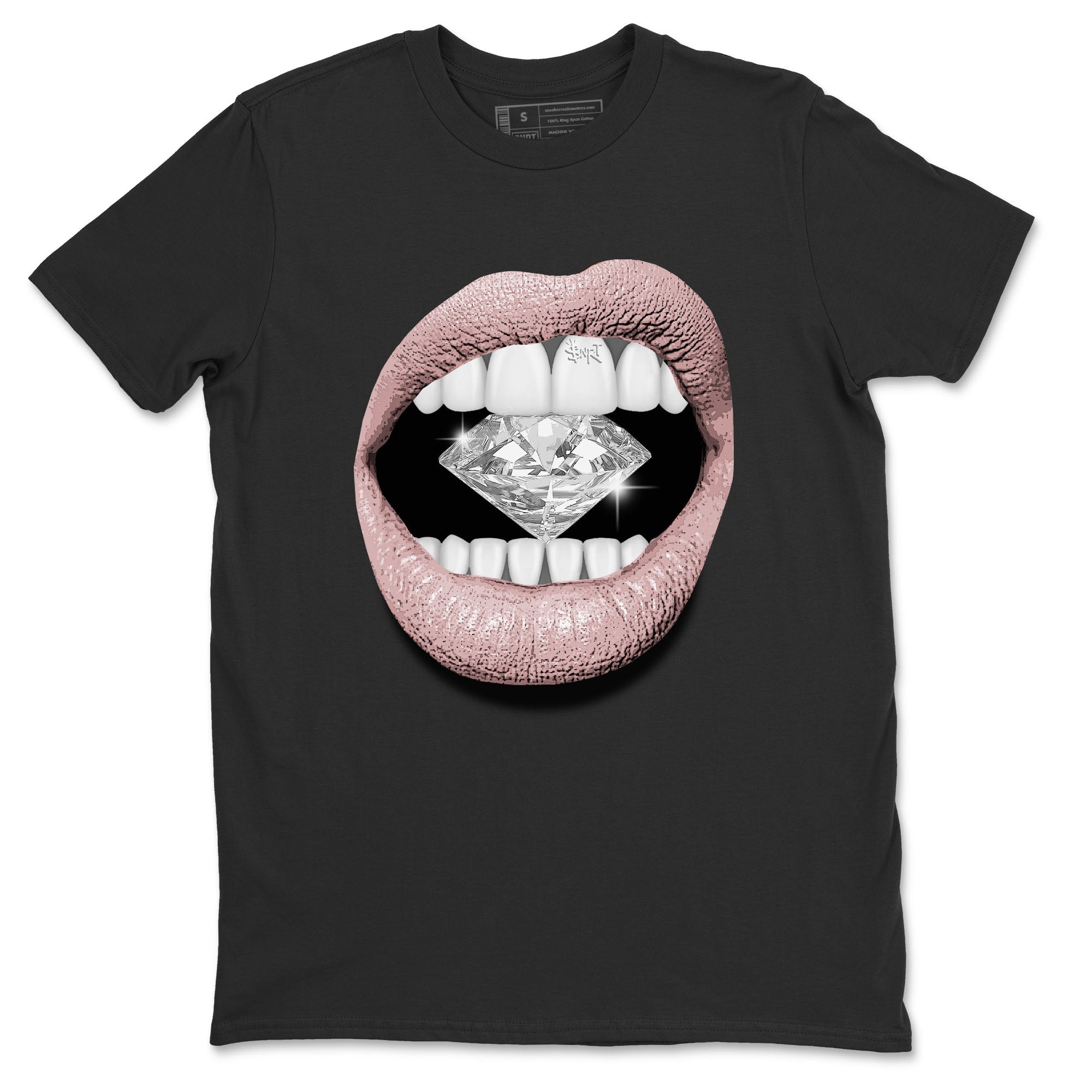 Lips Diamond Unisex Tops - Air Jordan 1 Washed Pink