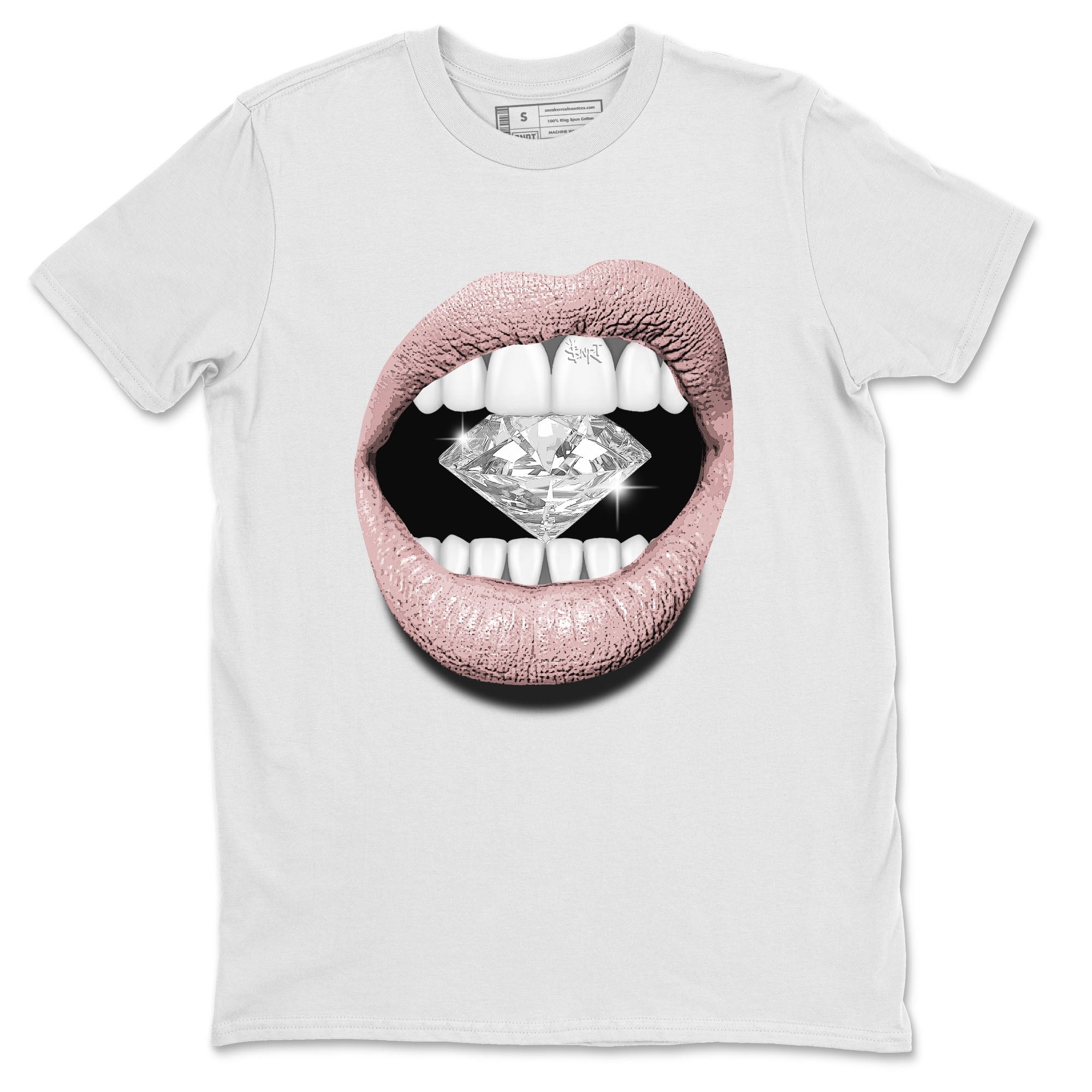 Lips Diamond Unisex Tops - Air Jordan 1 Washed Pink