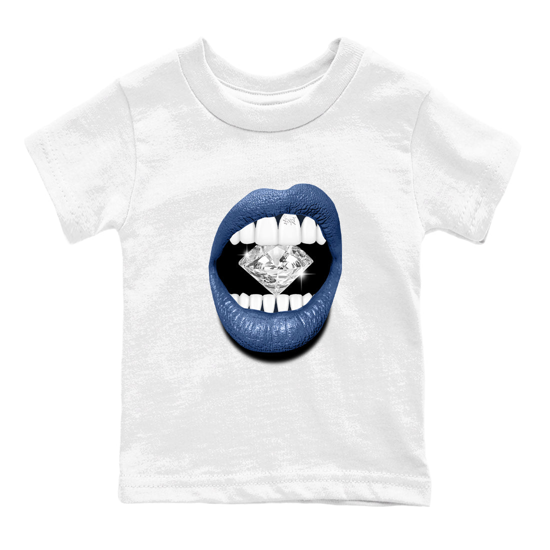 Lips Diamond snkmatch Tees Kids - Air Jordan 11 Diffused Blue