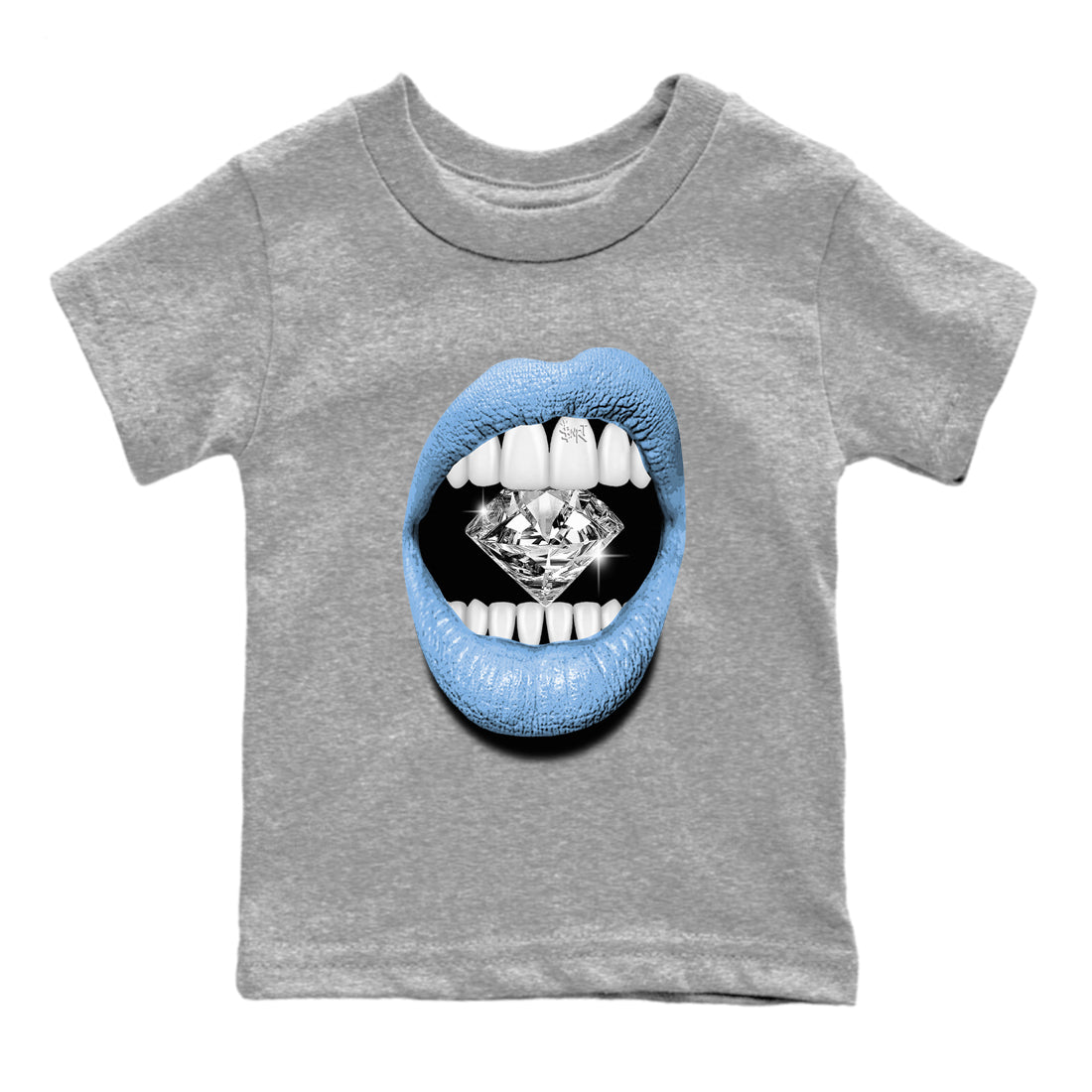 Lips Diamond snkmatch Tees Kids - Air Jordan 11 Legend Blue