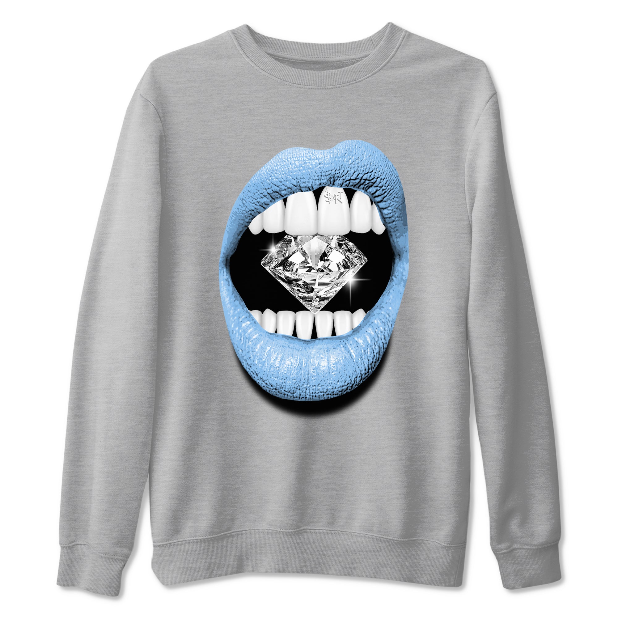 Lips Diamond snkmatch Tees - Air Jordan 11 Legend Blue