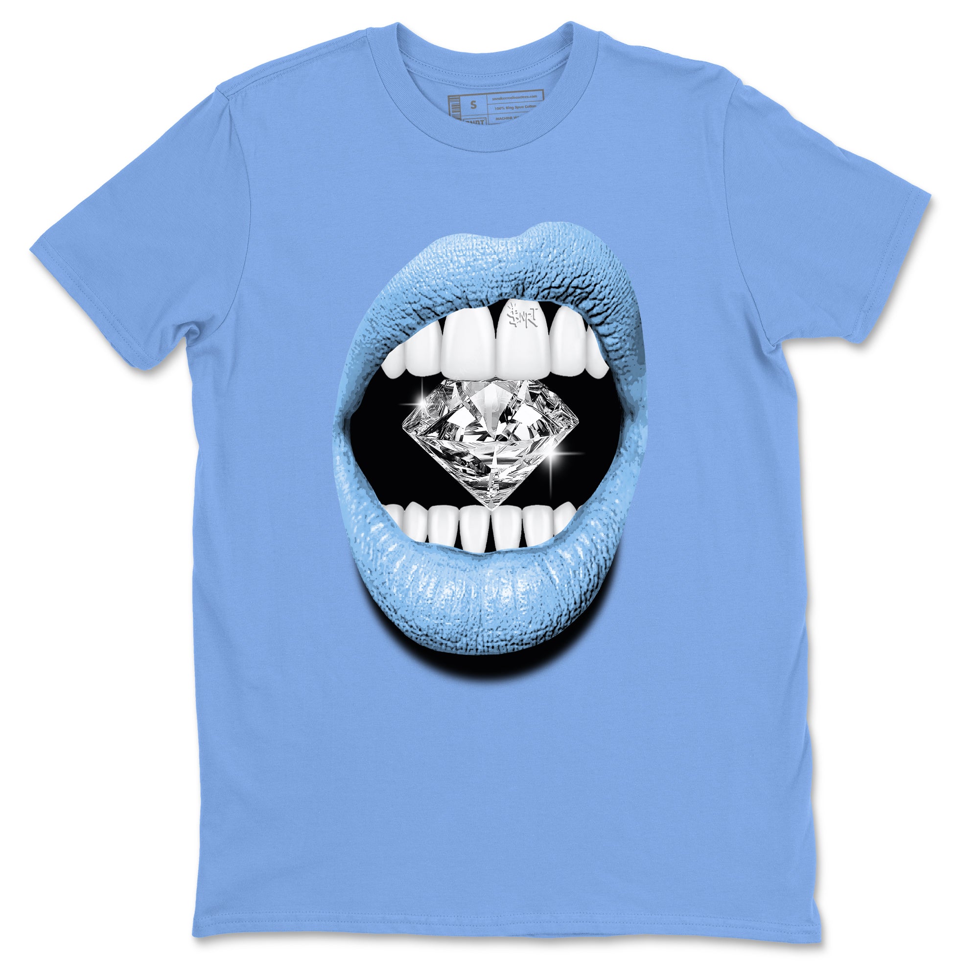 Lips Diamond snkmatch Tees - Air Jordan 11 Legend Blue