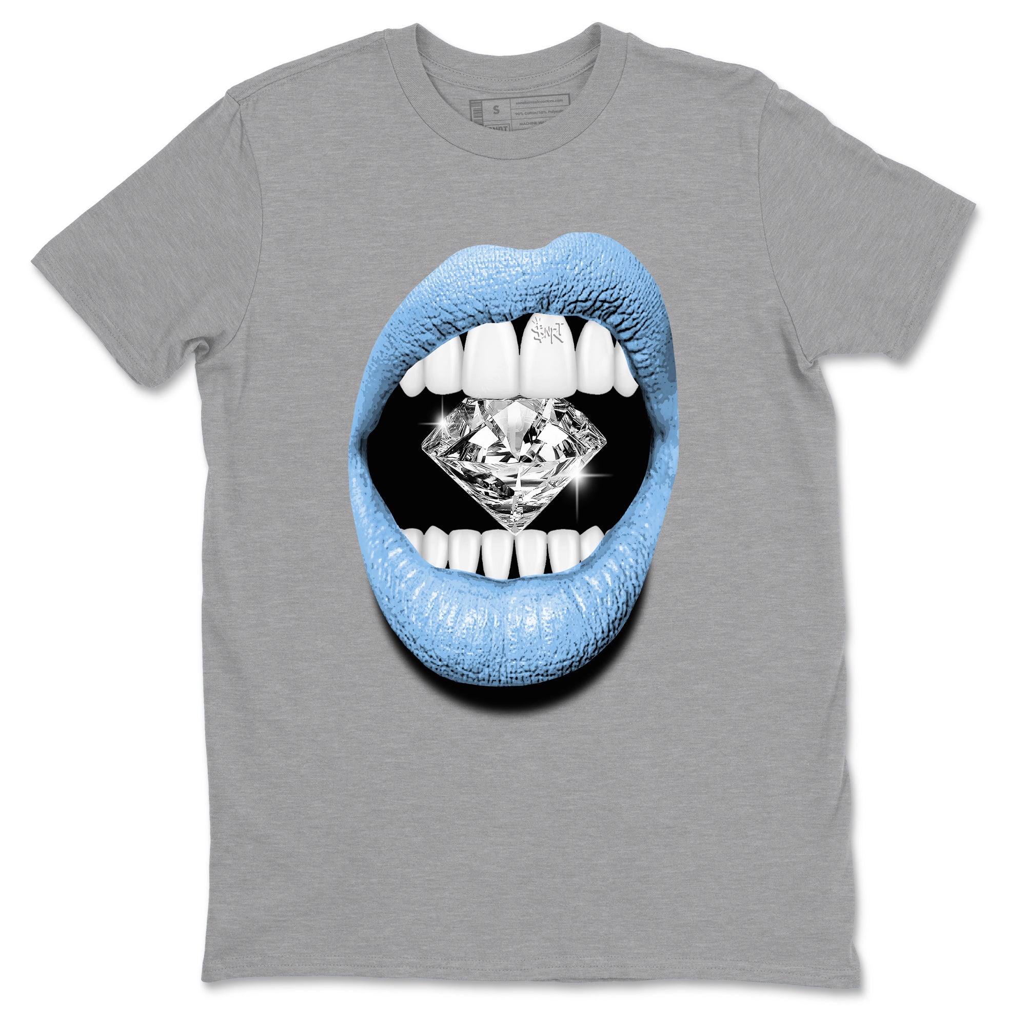 Lips Diamond snkmatch Tees - Air Jordan 11 Legend Blue