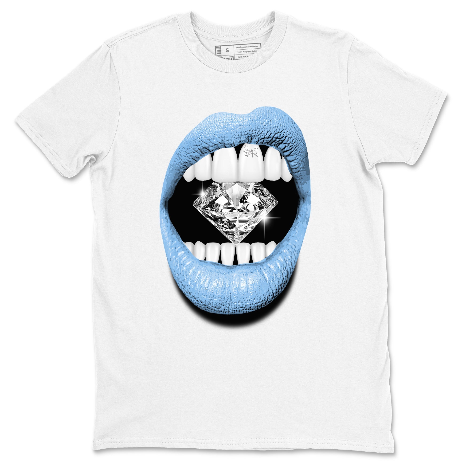 Lips Diamond snkmatch Tees - Air Jordan 11 Legend Blue