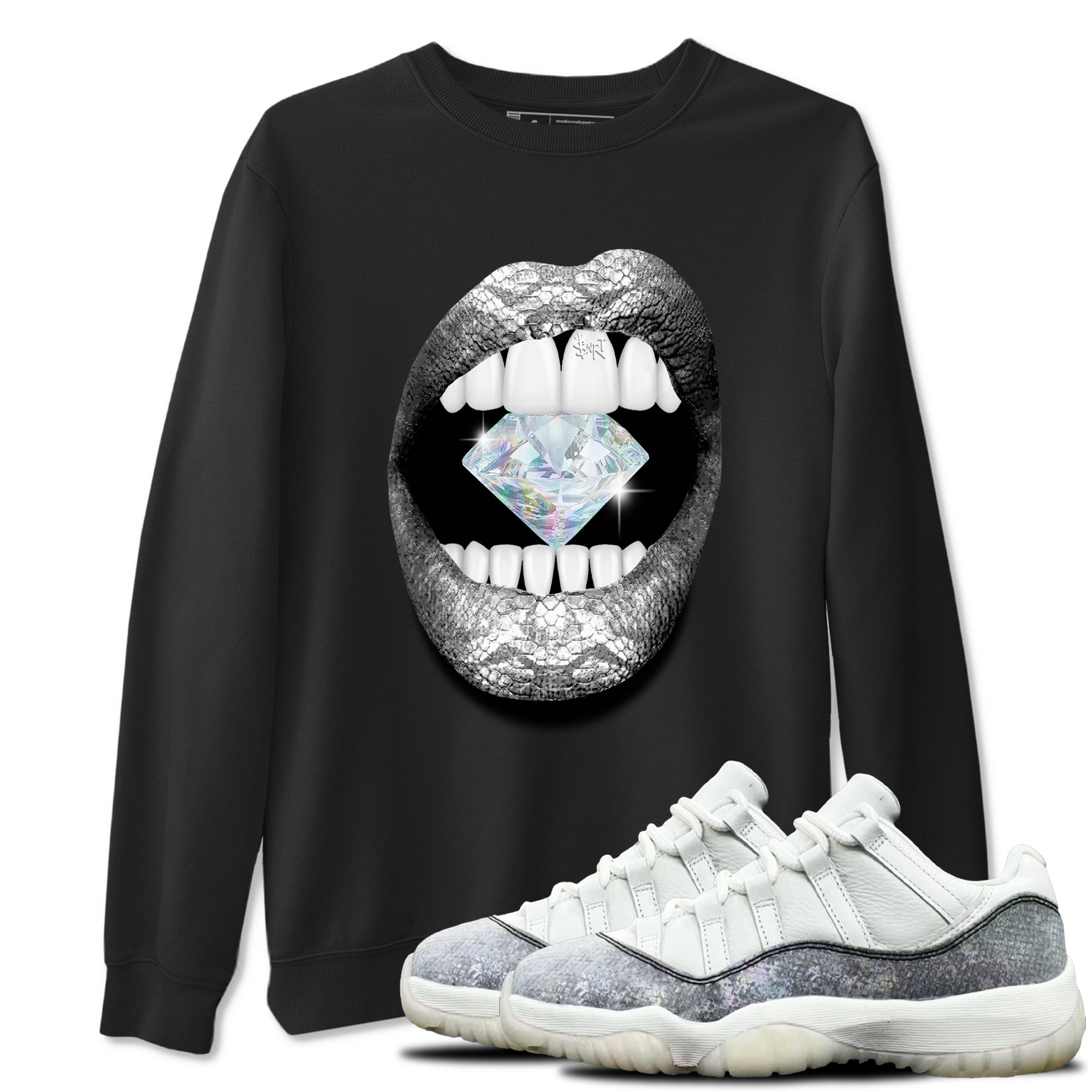 Lips Diamond snkmatch Tees - Air Jordan 11 Year Of The Snake
