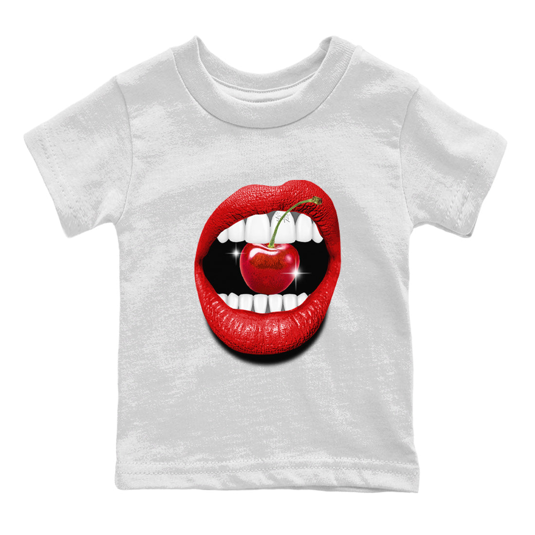 Lips Diamond Kids Tops - Air Jordan 12 Cherry