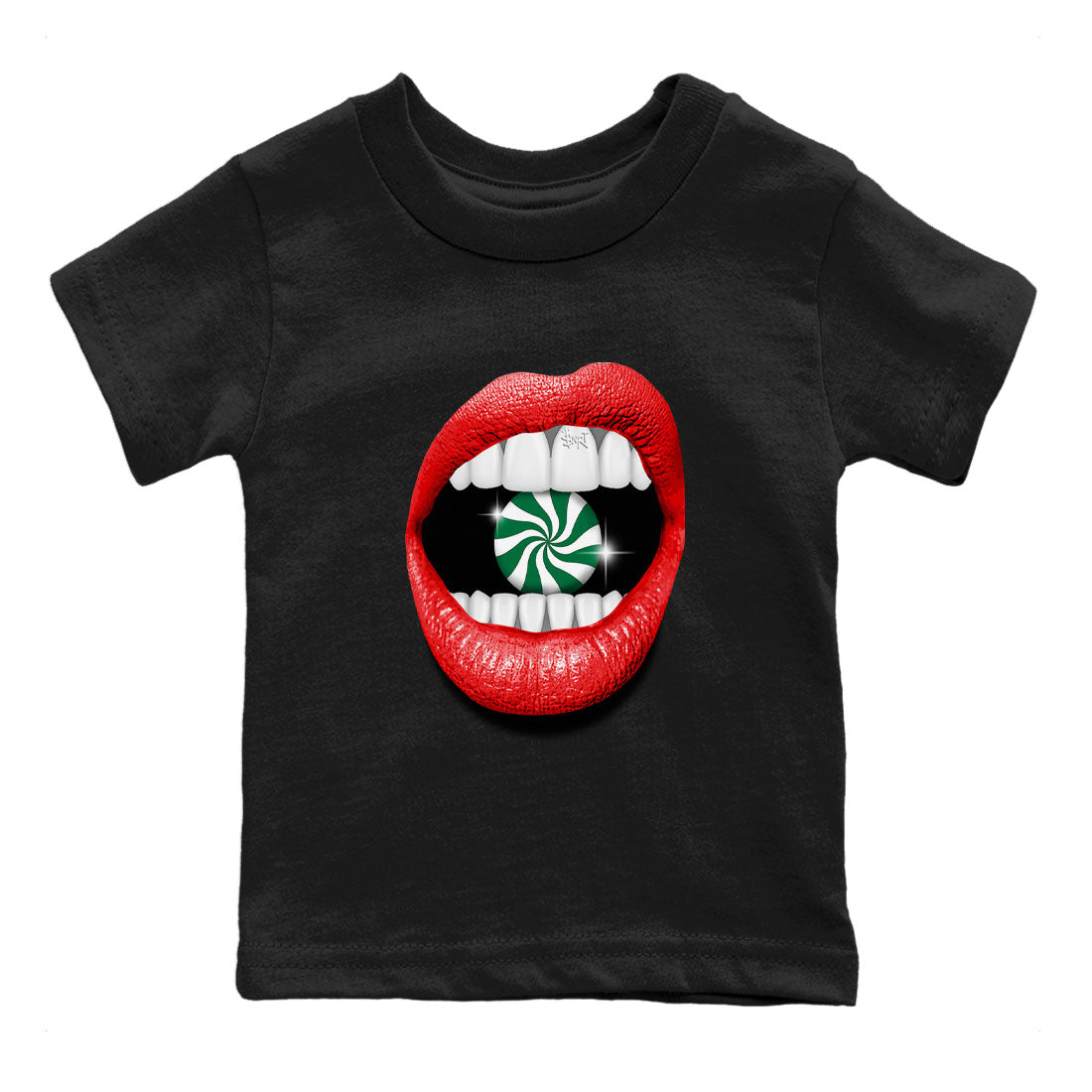 Lips Diamond snkmatch Tee Kids - Air Jordan 2 Christmas