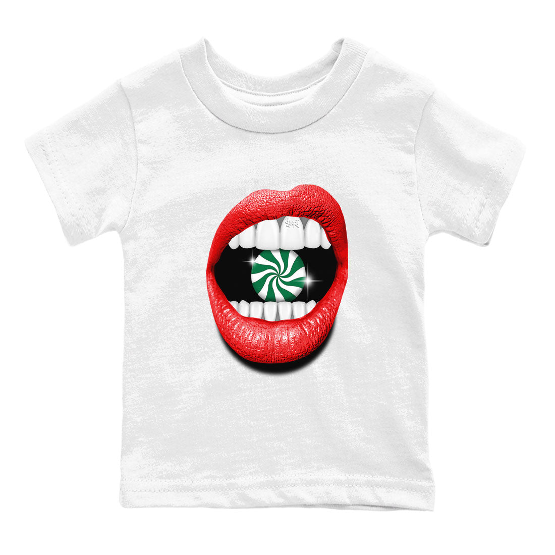 Lips Diamond snkmatch Tee Kids - Air Jordan 2 Christmas