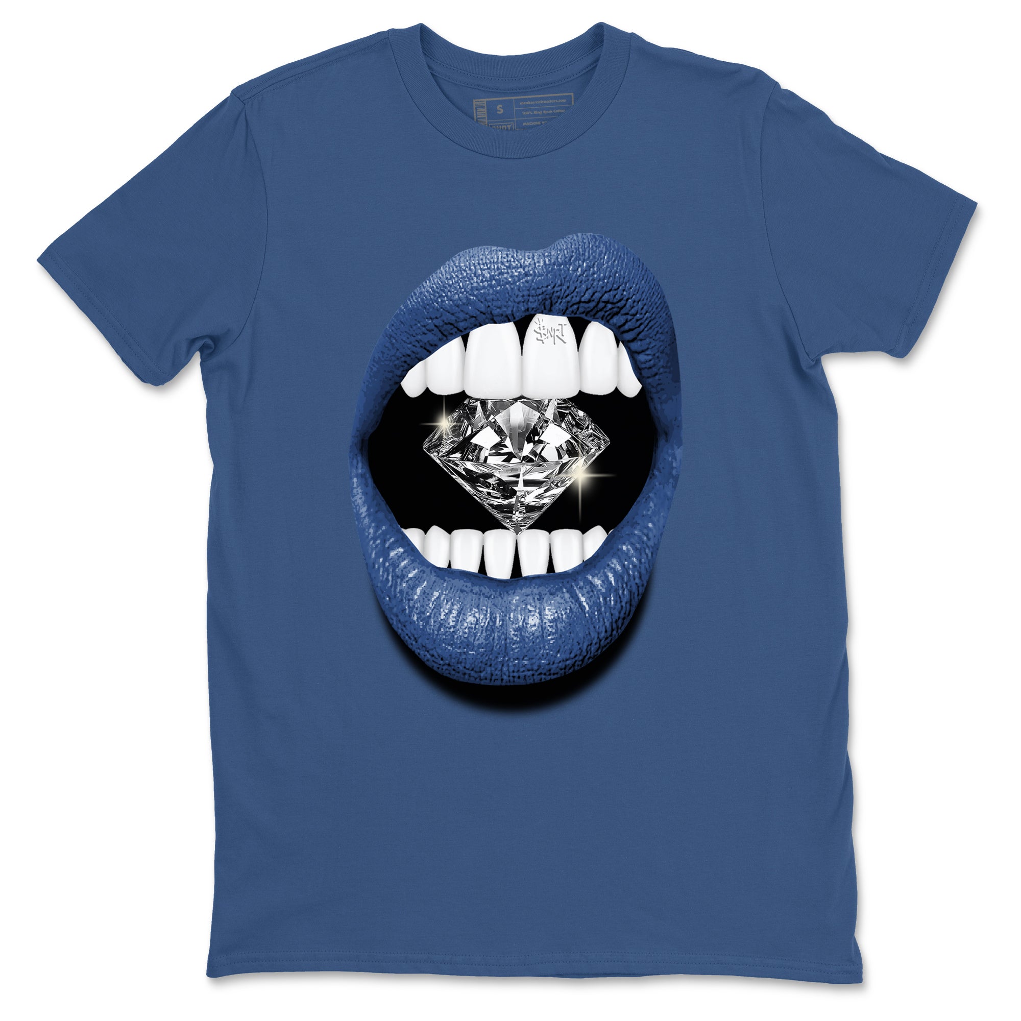 Lips Diamond snkmatch Tees - Air Jordan 3 A Ma Maniere x Diffused Blue