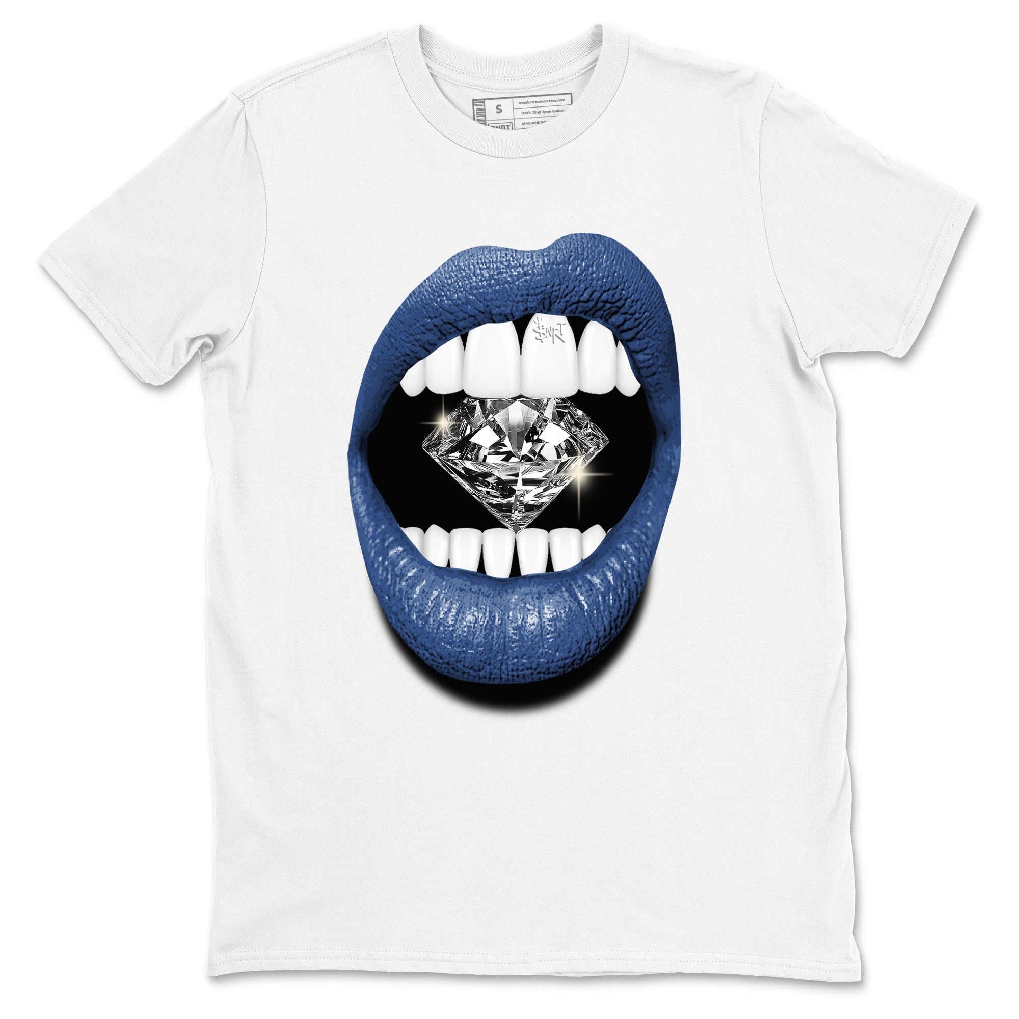 Lips Diamond snkmatch Tees - Air Jordan 3 A Ma Maniere x Diffused Blue