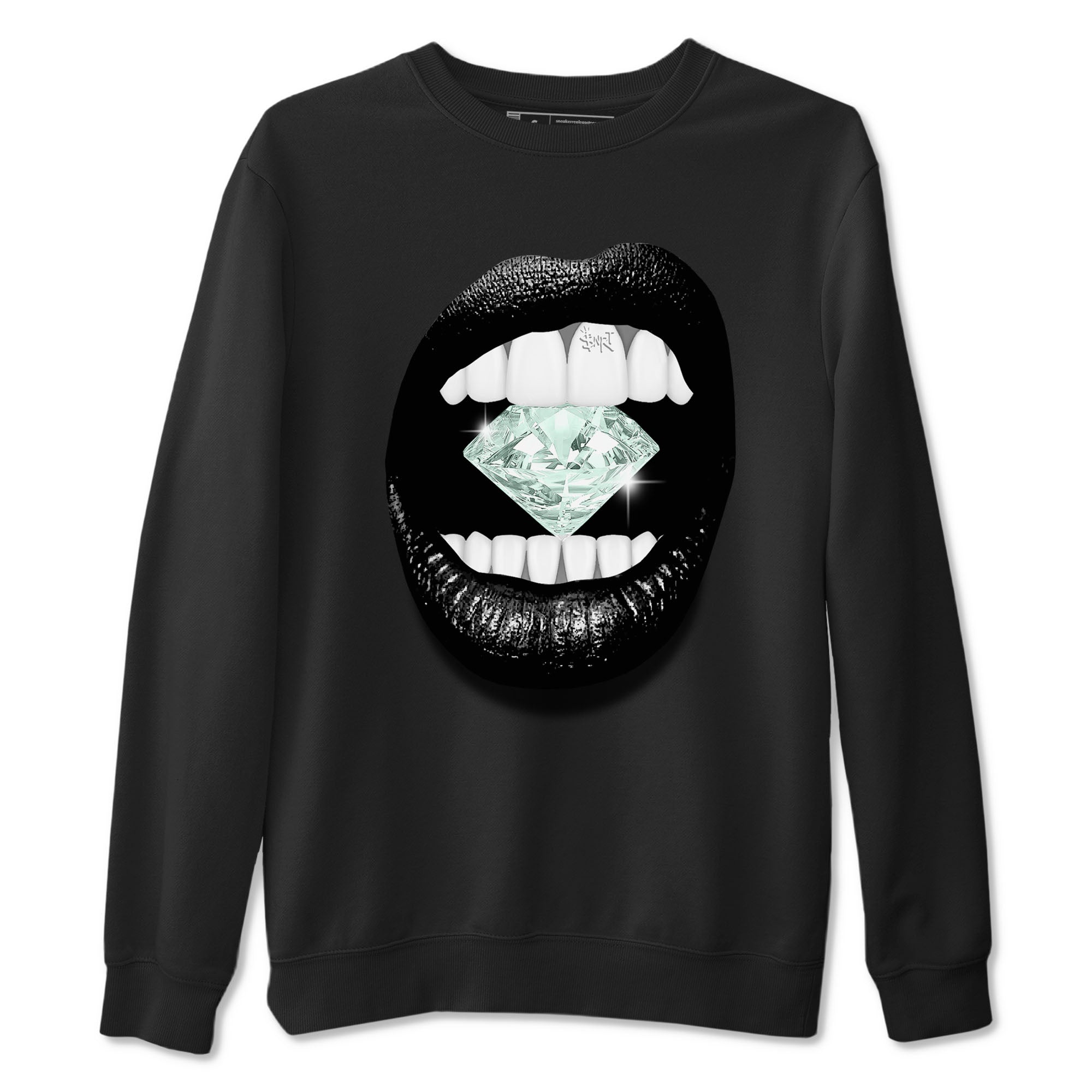Lips Diamond snkmatch Tees - Air Jordan 3 Green Glow