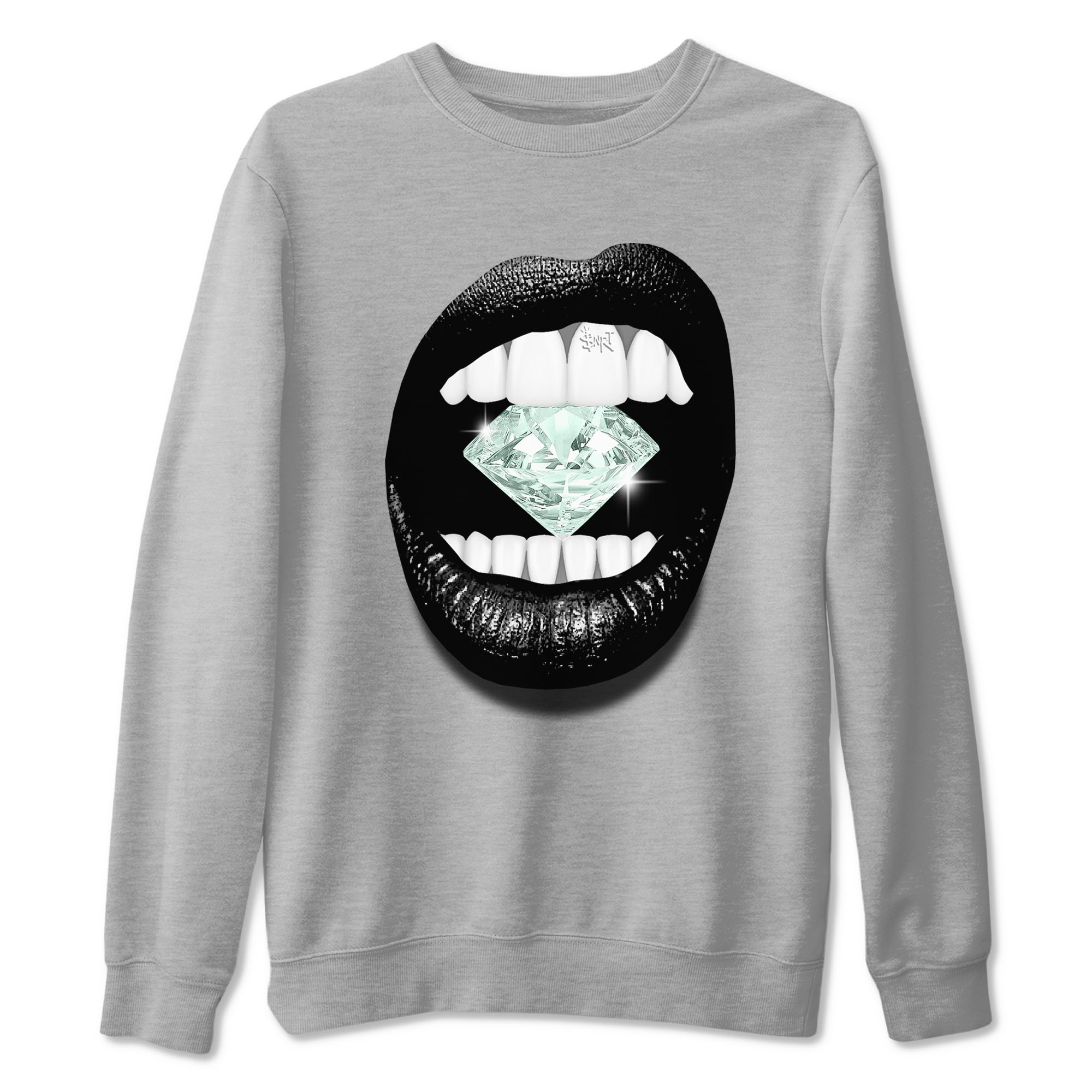 Lips Diamond snkmatch Tees - Air Jordan 3 Green Glow