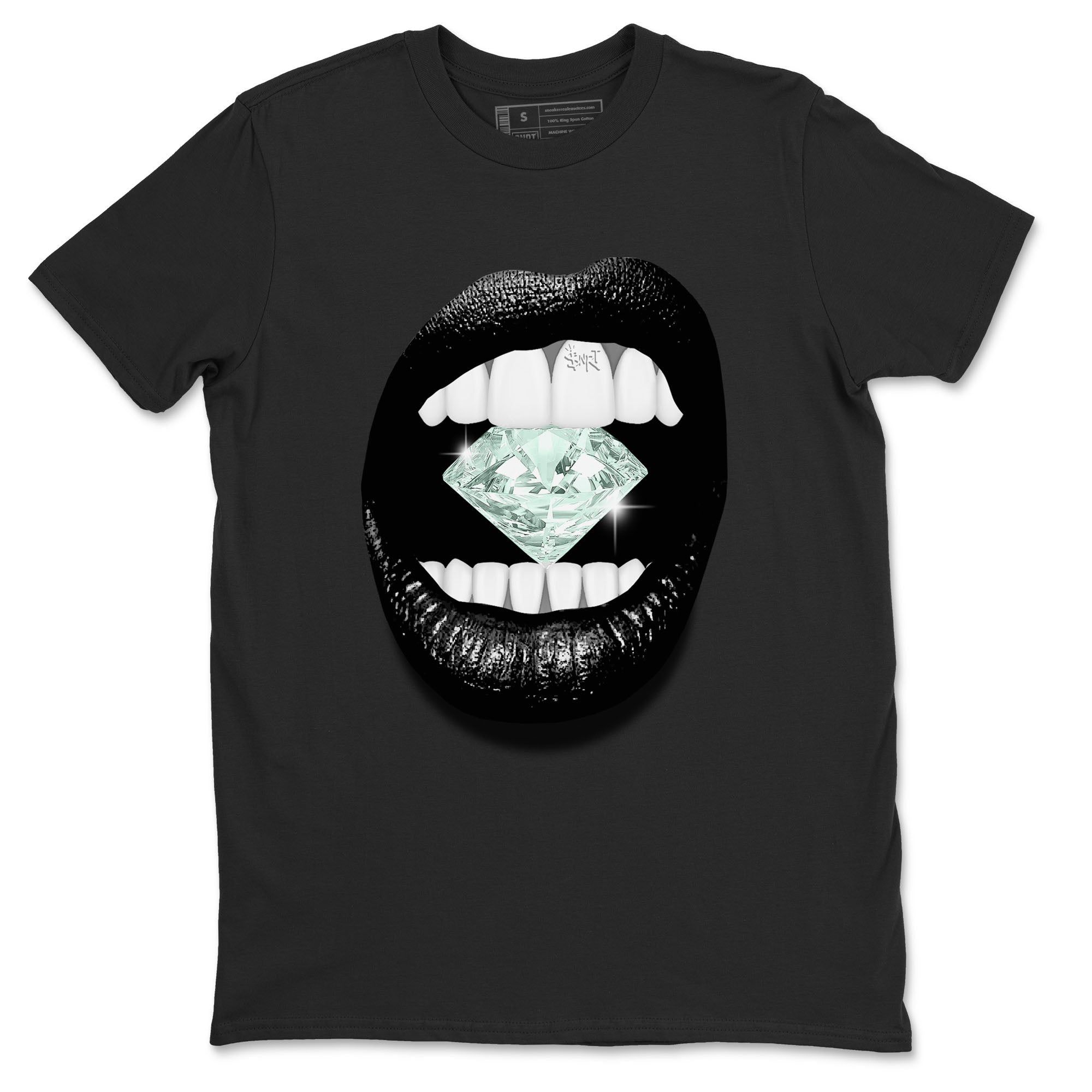 Lips Diamond snkmatch Tees - Air Jordan 3 Green Glow