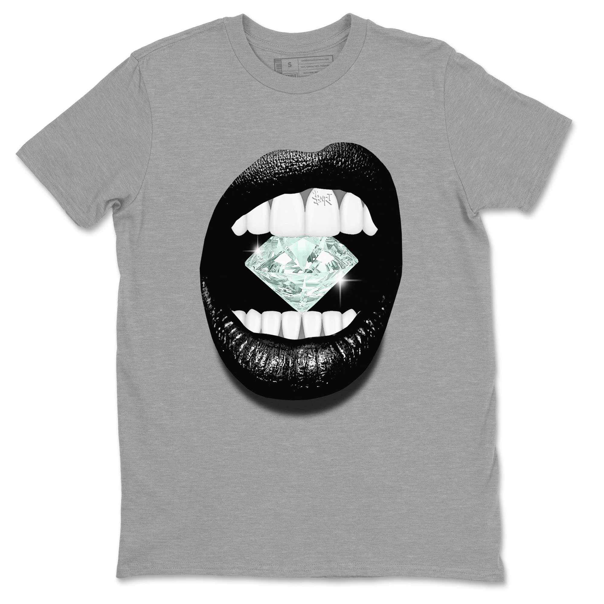 Lips Diamond snkmatch Tees - Air Jordan 3 Green Glow