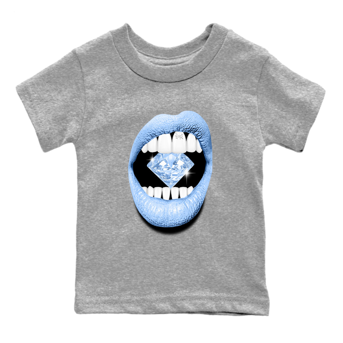 Lips Diamond snkmatch Tees Kids - Air Jordan 4 Forget Me Not