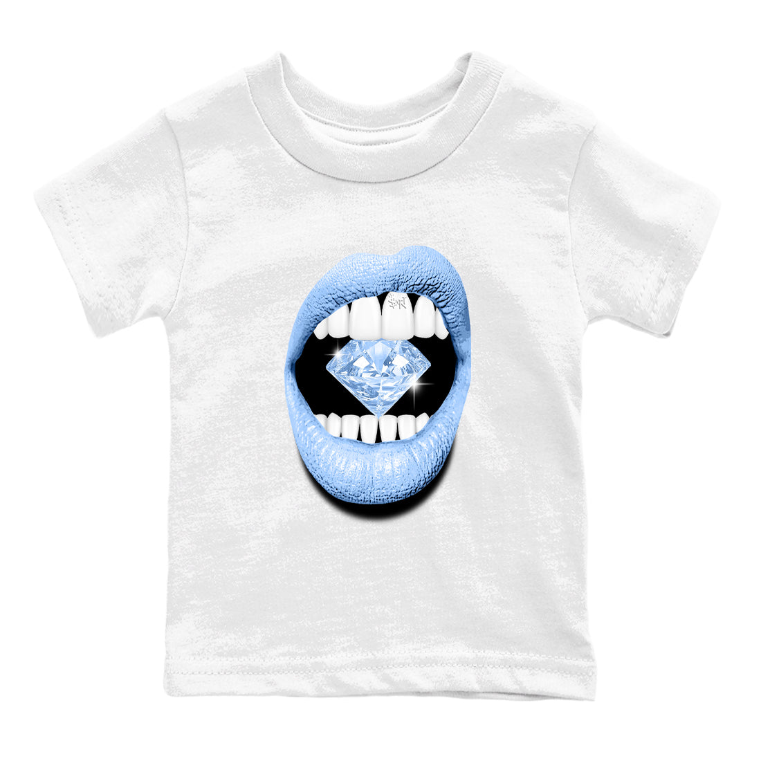 Lips Diamond snkmatch Tees Kids - Air Jordan 4 Forget Me Not