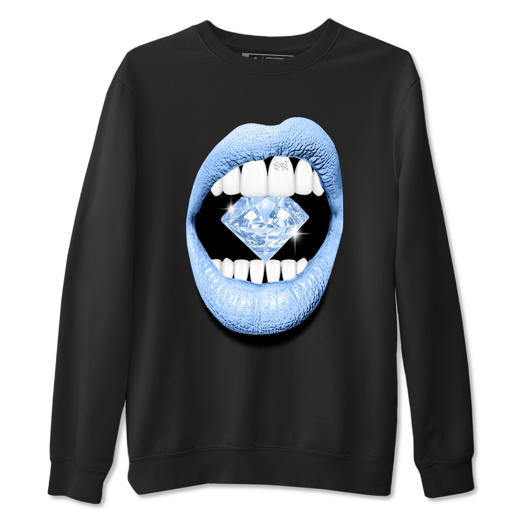 Lips Diamond snkmatch Tees - Air Jordan 4 Forget Me Not