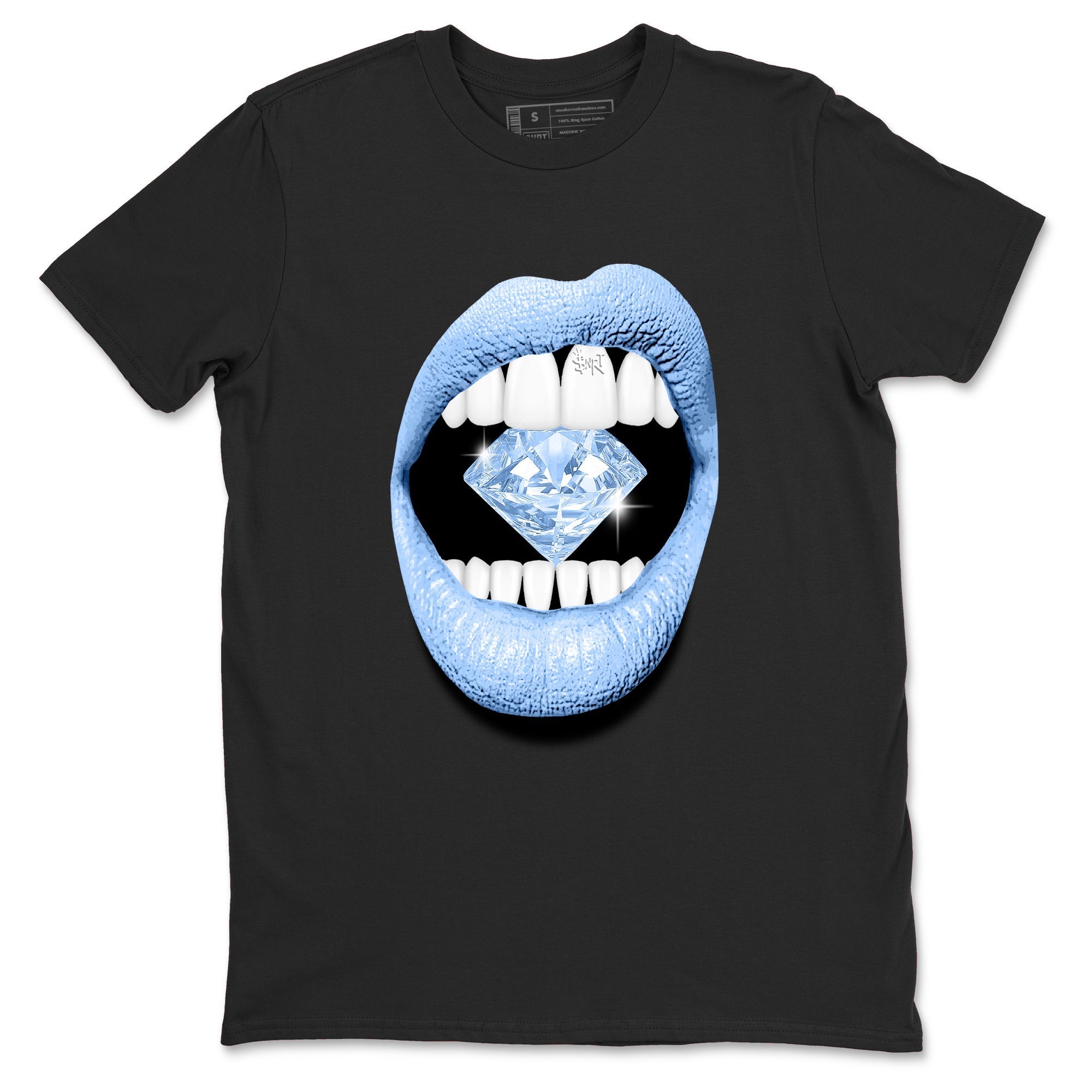 Lips Diamond snkmatch Tees - Air Jordan 4 Forget Me Not
