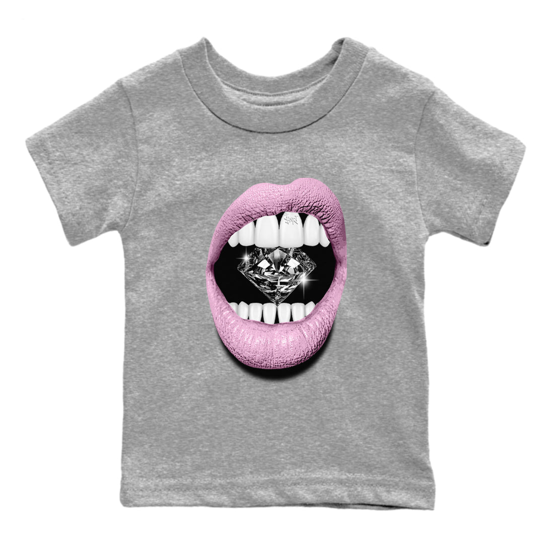 Lips Diamond snkmatch Tees Kids - Air Jordan 4 Orchid