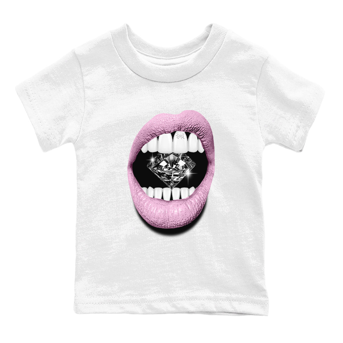 Lips Diamond snkmatch Tees Kids - Air Jordan 4 Orchid