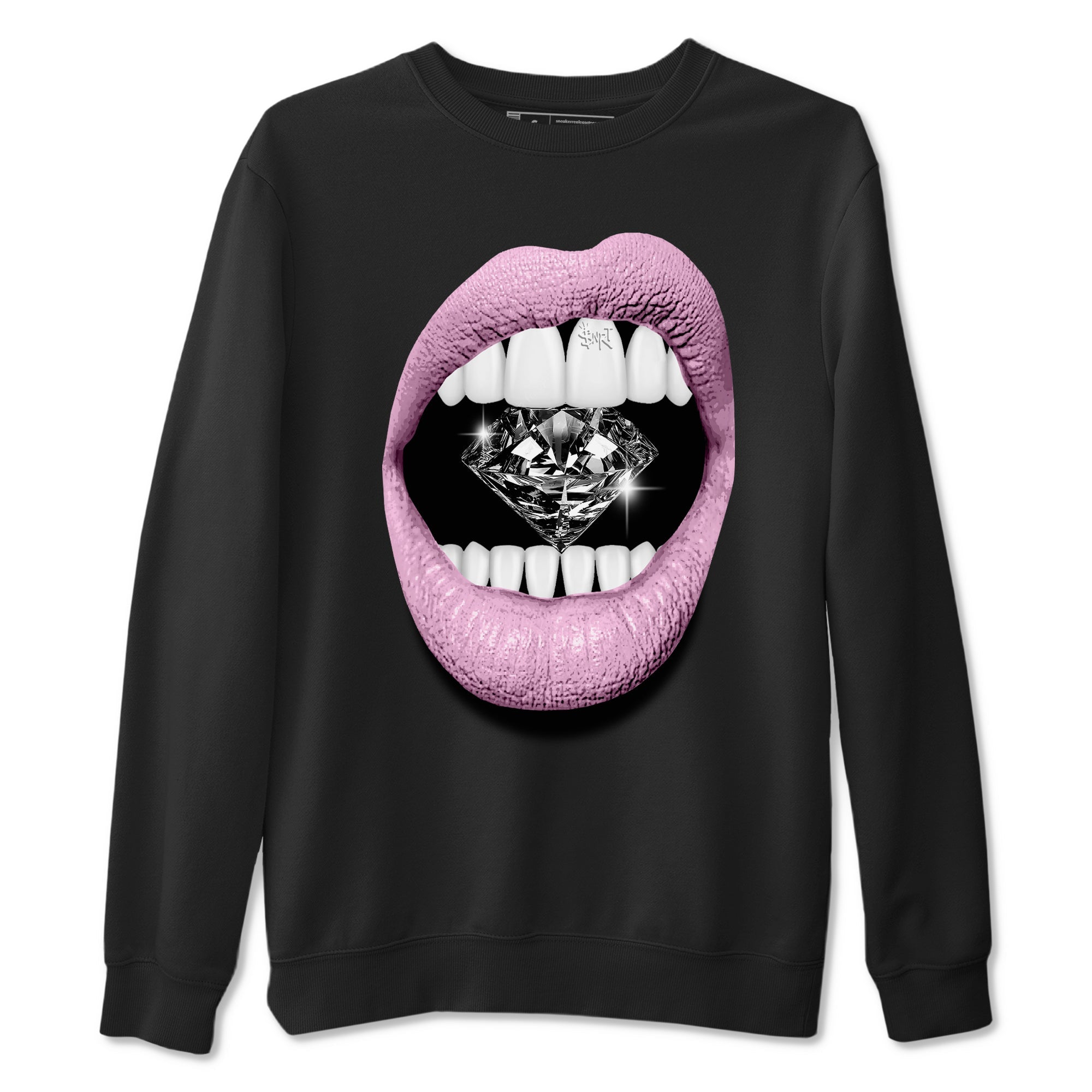 Lips Diamond snkmatch Tees - Air Jordan 4 Orchid
