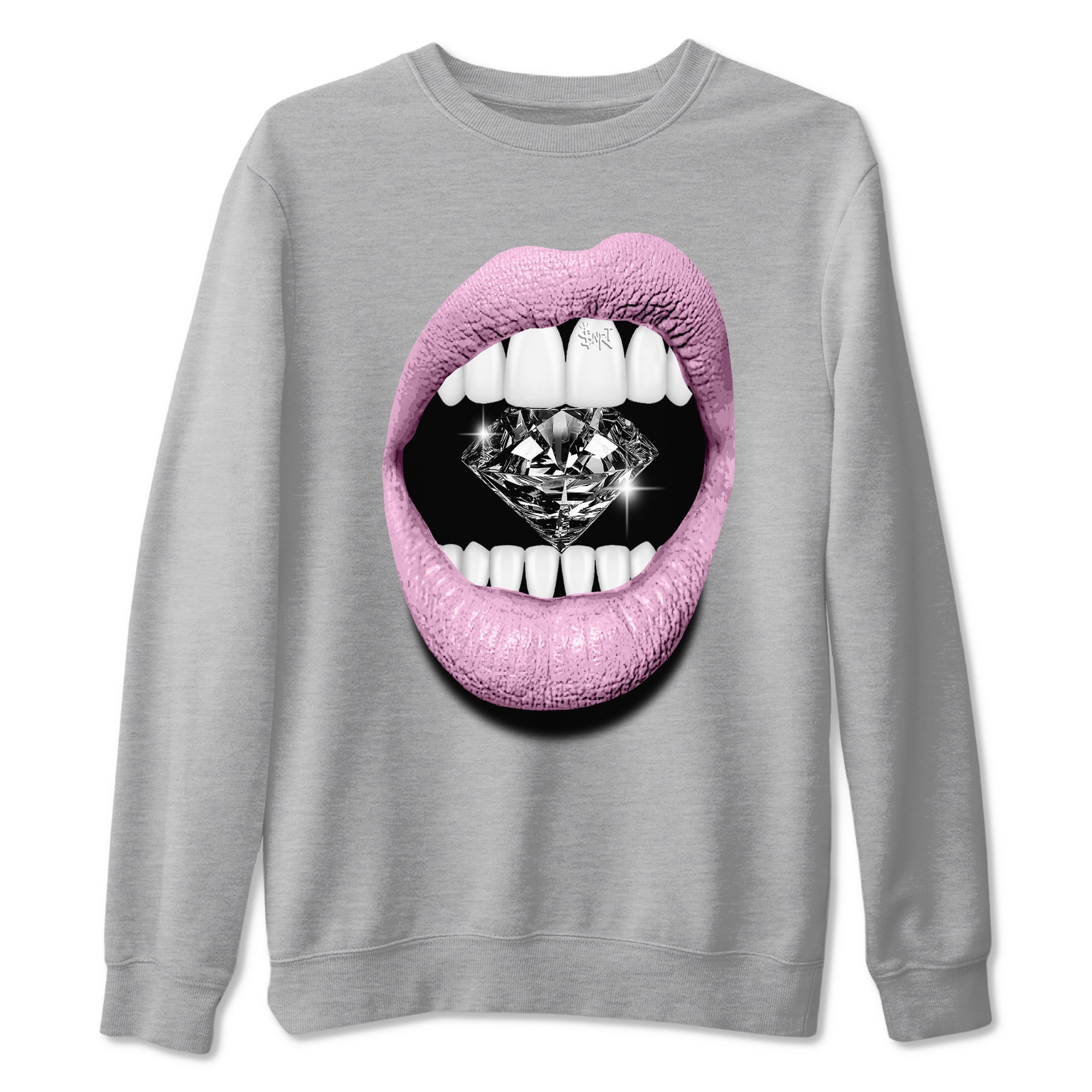 Lips Diamond snkmatch Tees - Air Jordan 4 Orchid