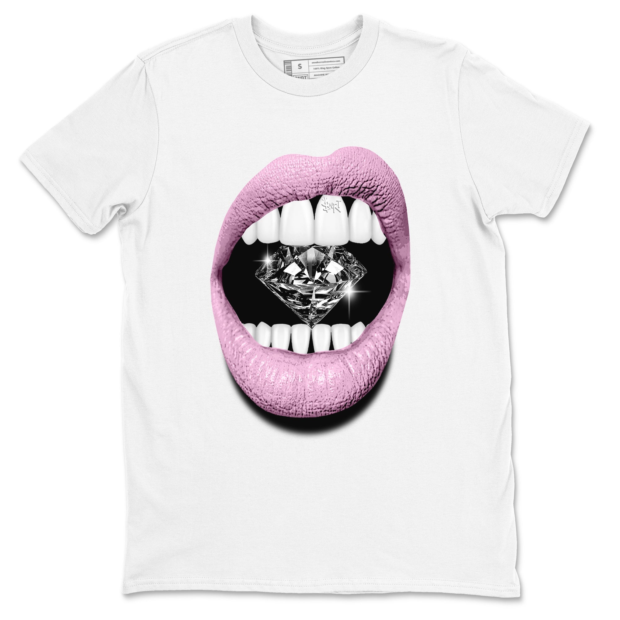 Lips Diamond snkmatch Tees - Air Jordan 4 Orchid