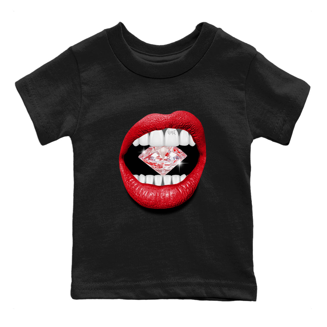 Lips Diamond Kids Tops - Air Jordan 6 Toro Bravo
