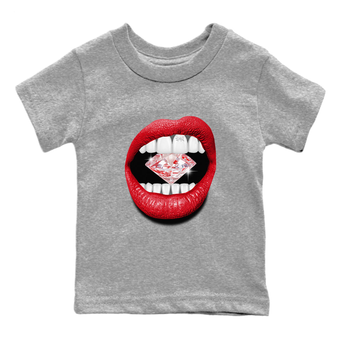 Lips Diamond Kids Tops - Air Jordan 6 Toro Bravo