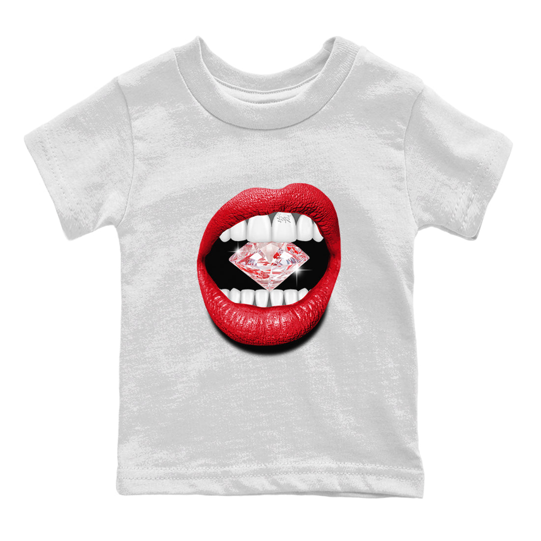 Lips Diamond Kids Tops - Air Jordan 6 Toro Bravo