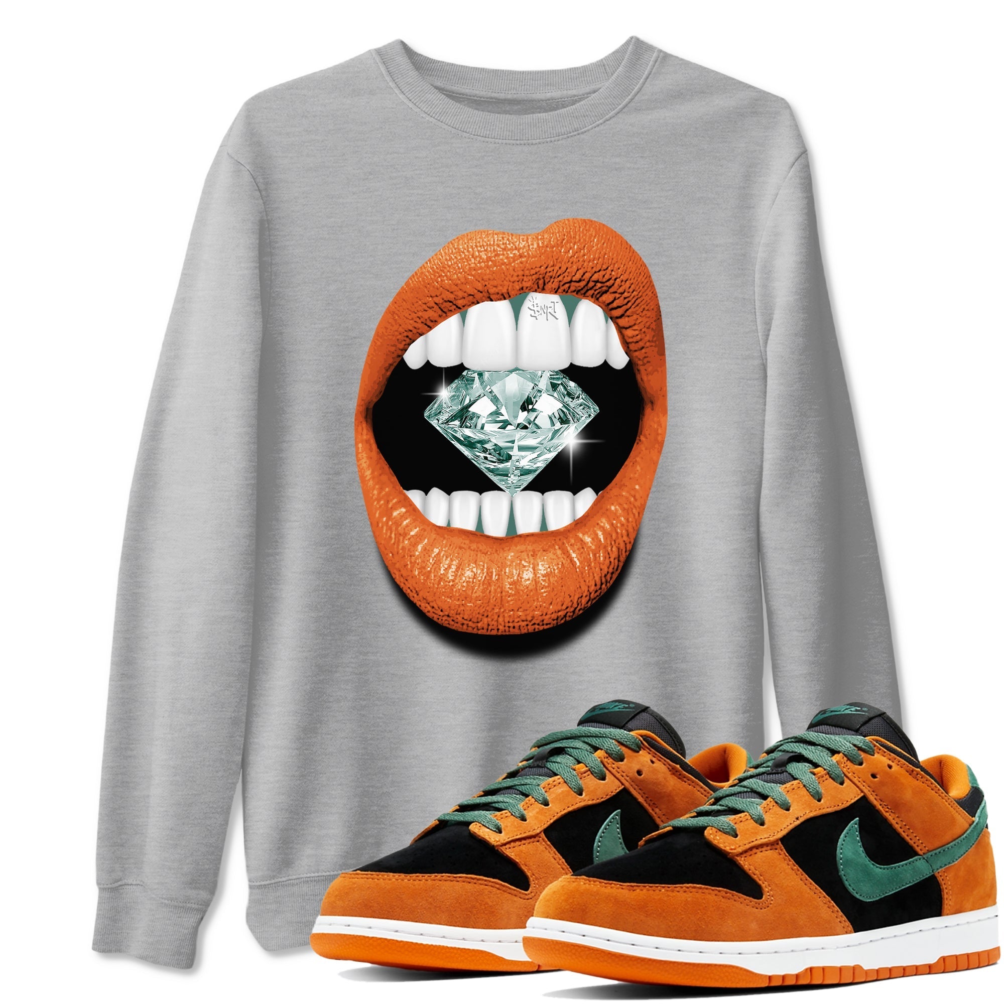 Lips Diamond snkmatch Tees - Dunk Ceramic