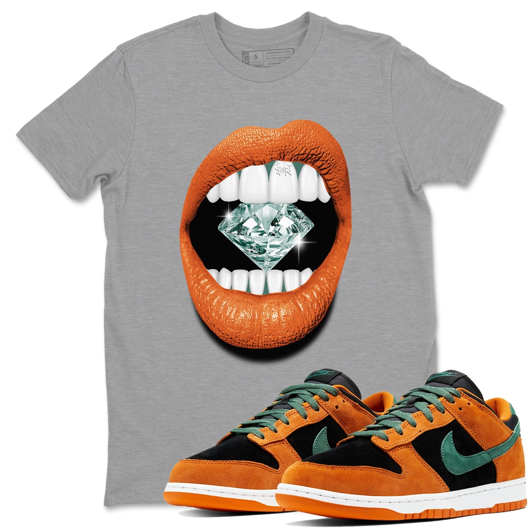 Lips Diamond snkmatch Tees - Dunk Ceramic