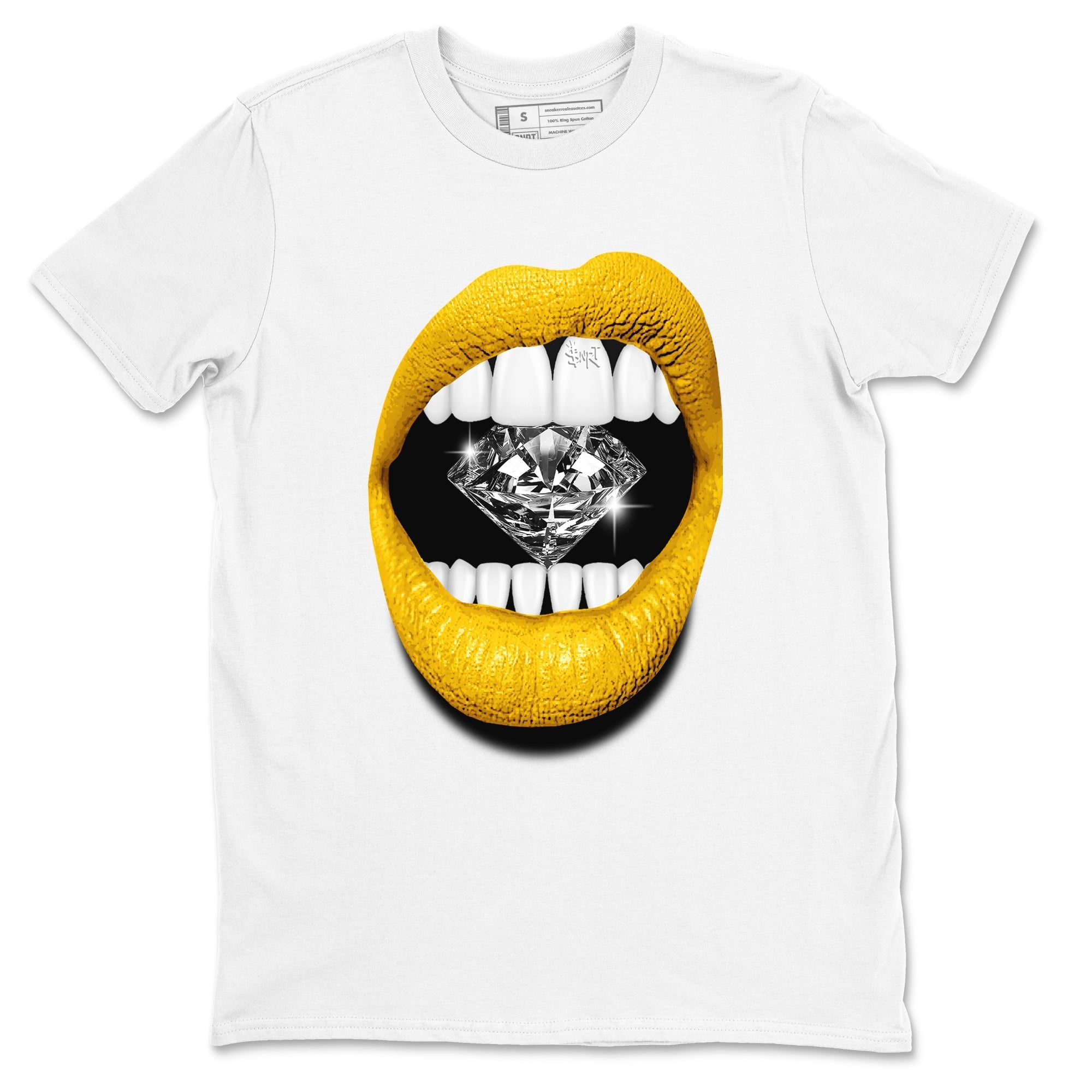 Lips Diamond snkmatch Tees - Dunk High Pollen
