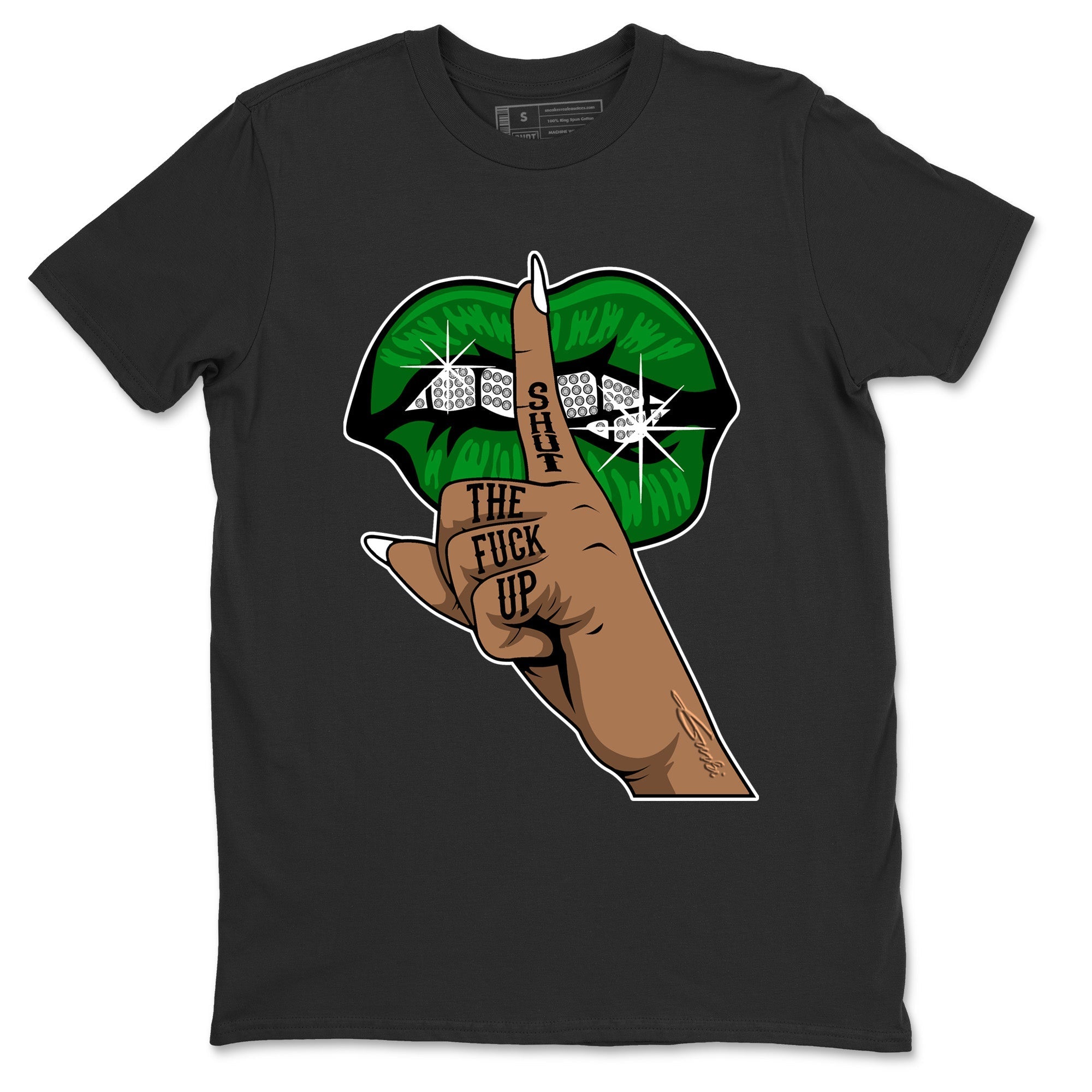 Lips Hand Unisex Tops - Air Jordan 1 Celtics