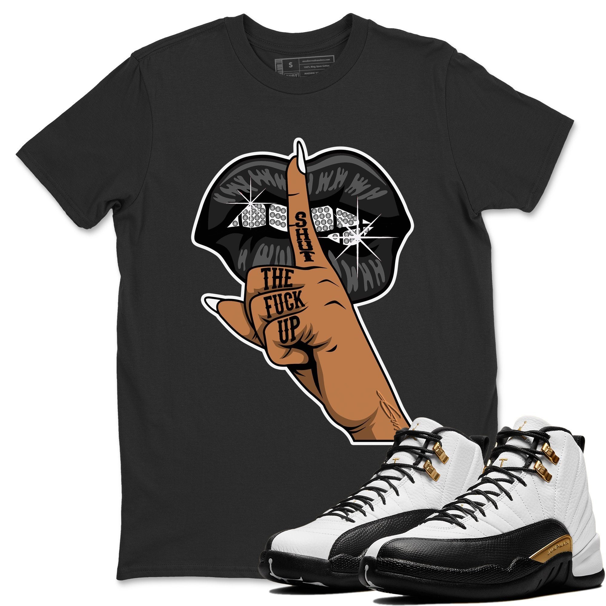Lips Hand Unisex Tops - Air Jordan 12 Royalty