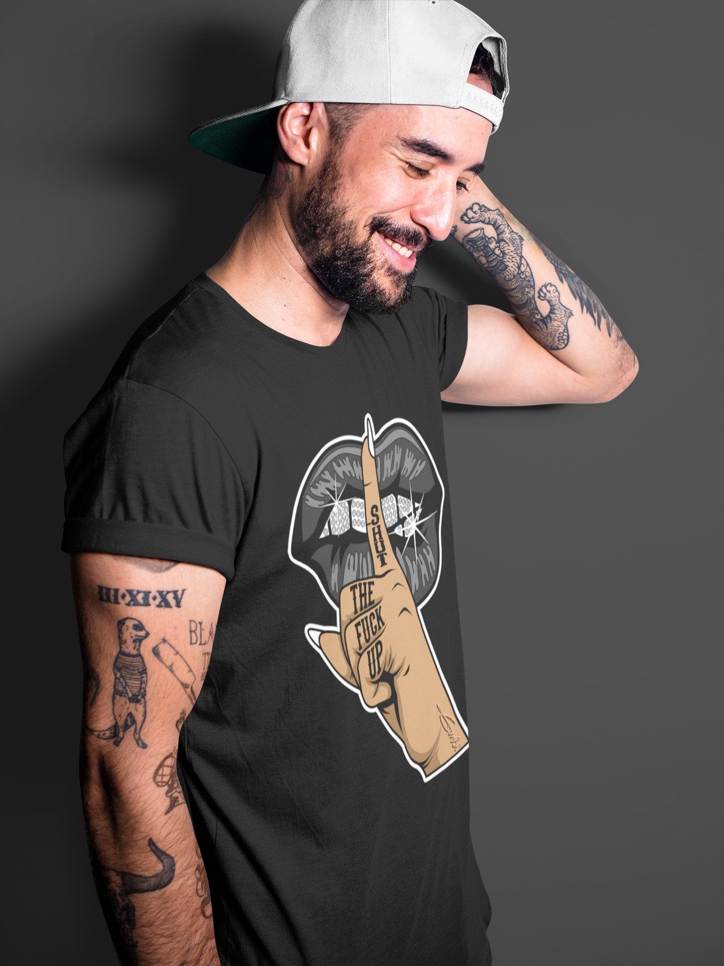 Lips Hand Unisex Tops - Air Jordan 12 Royalty