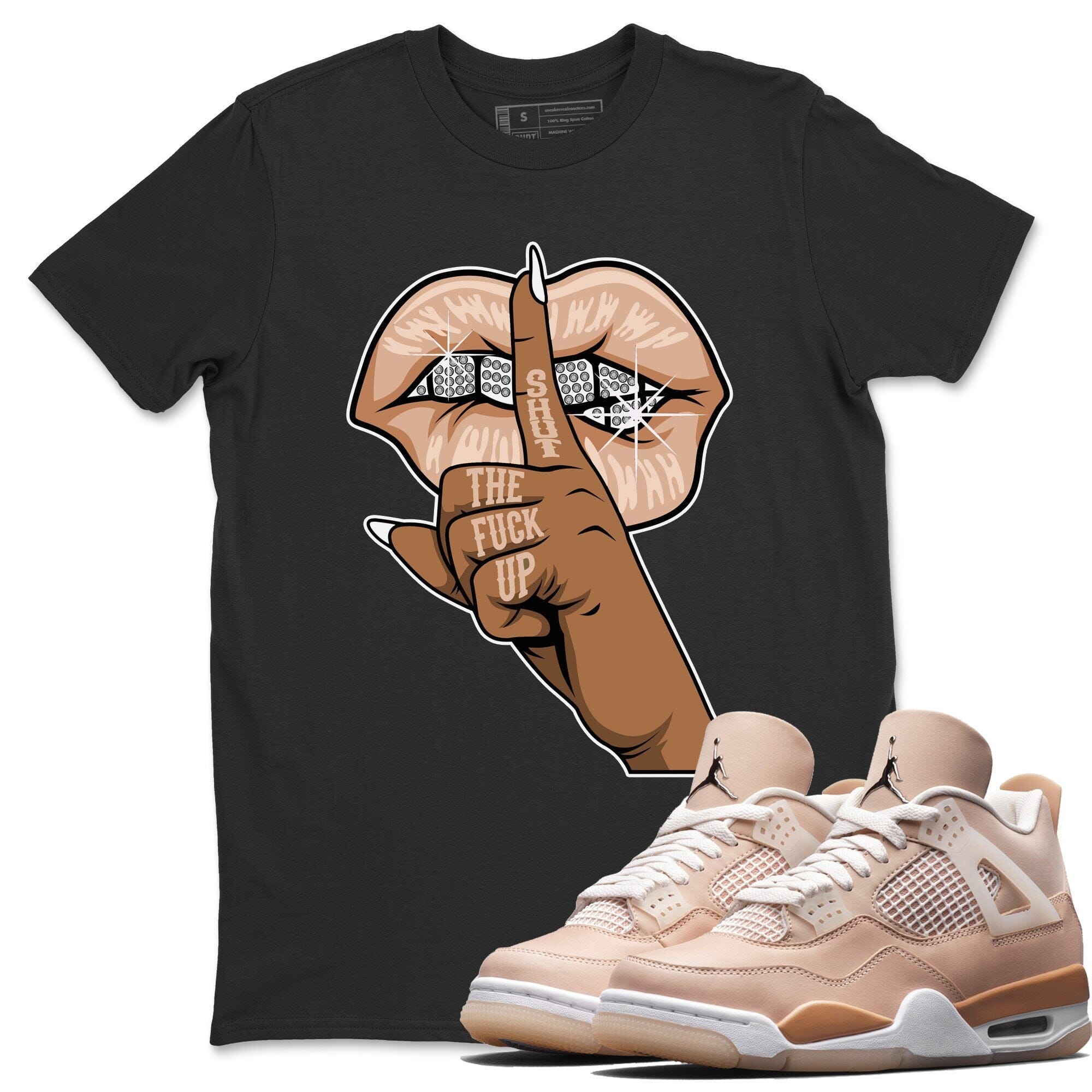 Lips Hand Unisex Tops - Air Jordan 4 Shimmer
