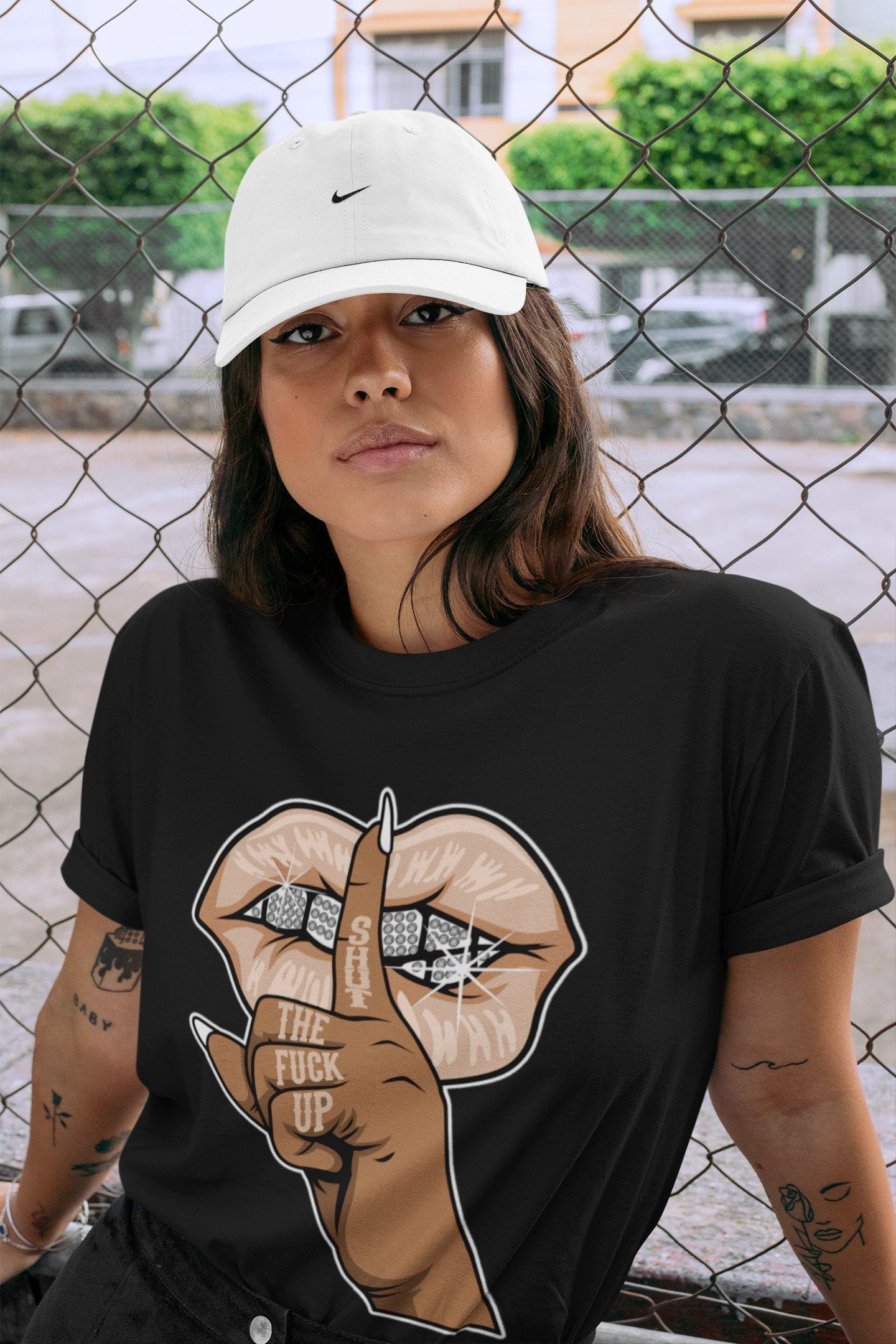 Lips Hand Unisex Tops - Air Jordan 4 Shimmer