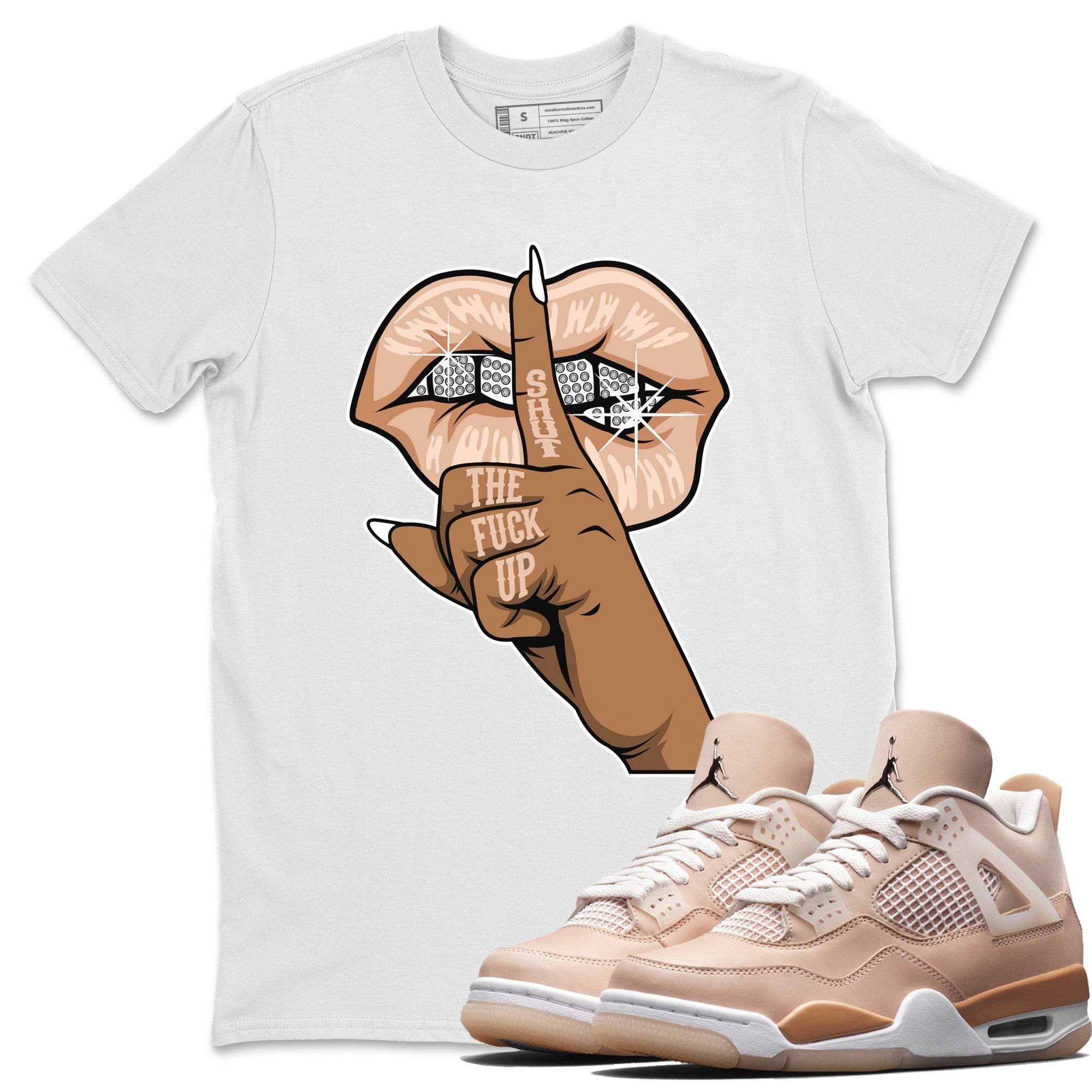 Lips Hand Unisex Tops - Air Jordan 4 Shimmer
