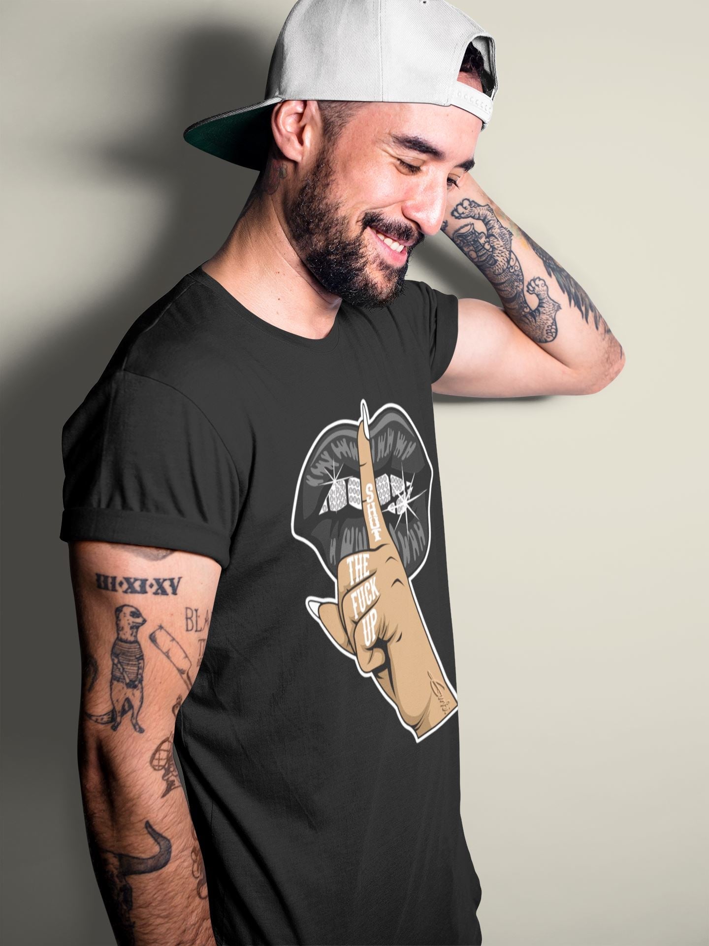 Lips Hand Unisex Tops - Air Jordan 11 72-10