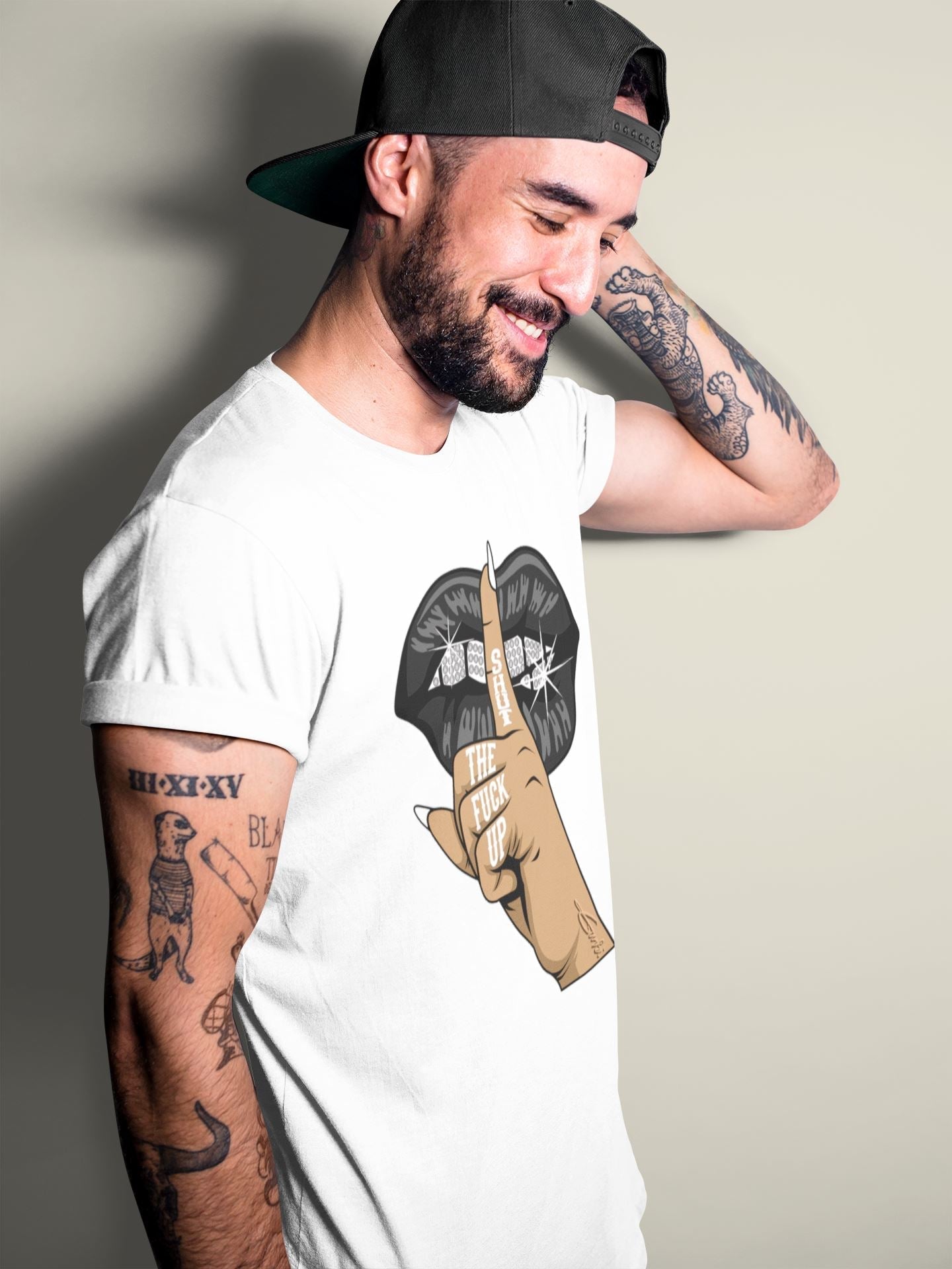 Lips Hand Unisex Tops - Air Jordan 11 72-10