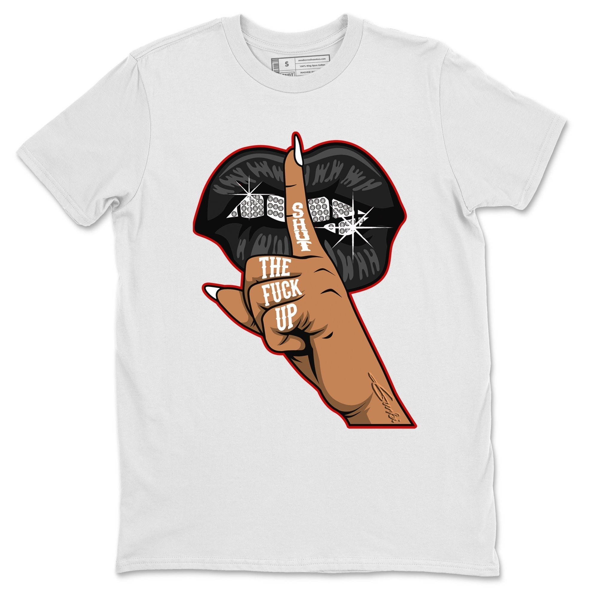 Lips Hand Unisex Tops - Air Jordan 12 Playoffs